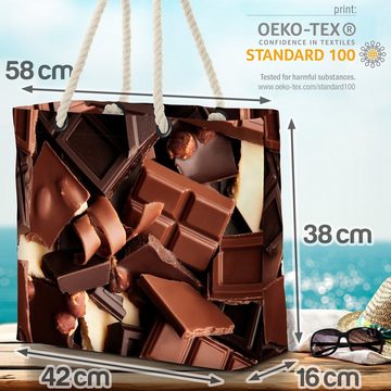 VOID Strandtasche (1-tlg), Schokolade Süßwaren Schoko Schokolade Süßwaren Schoko Nüße Weihnachte