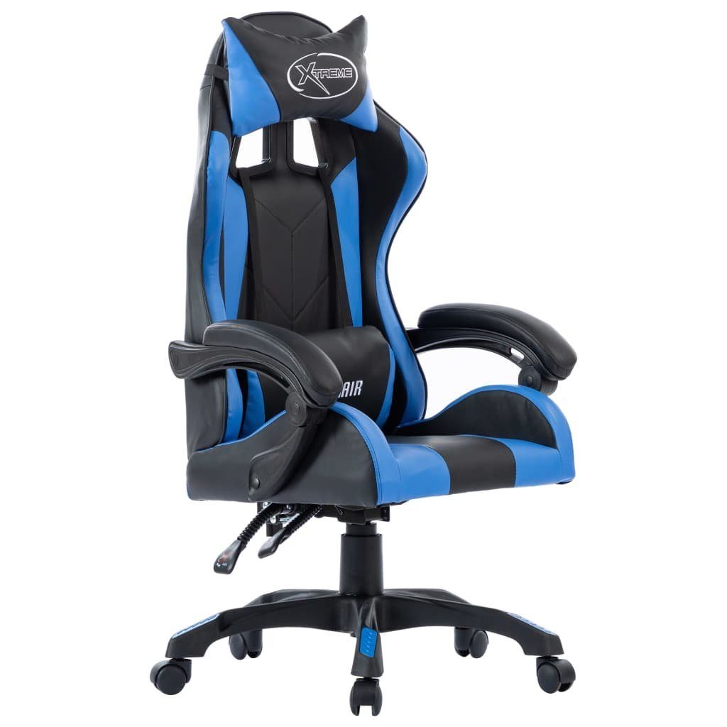 vidaXL Bürostuhl Gaming-Stuhl Blau Kunstleder (1 St) Blau | Blau