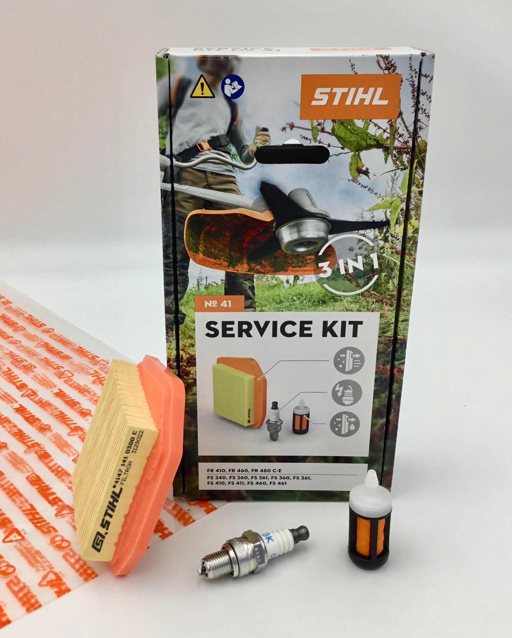 STIHL Ersatzfilter Service Kit 41 FS 240, 260, 360, 410, 460, 410 460,  Zubehör für FS 490, FS 491, FS 510, FS 511, FS 560, FS 561