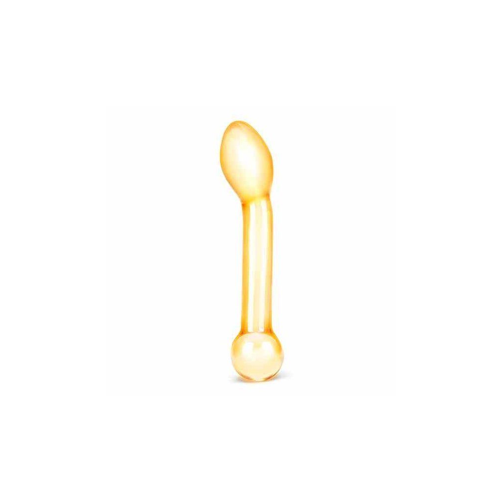 Slider, Honey gebogenem Anal-Stimulator Glass Glas Anal - Kopf mit Dripper Glas