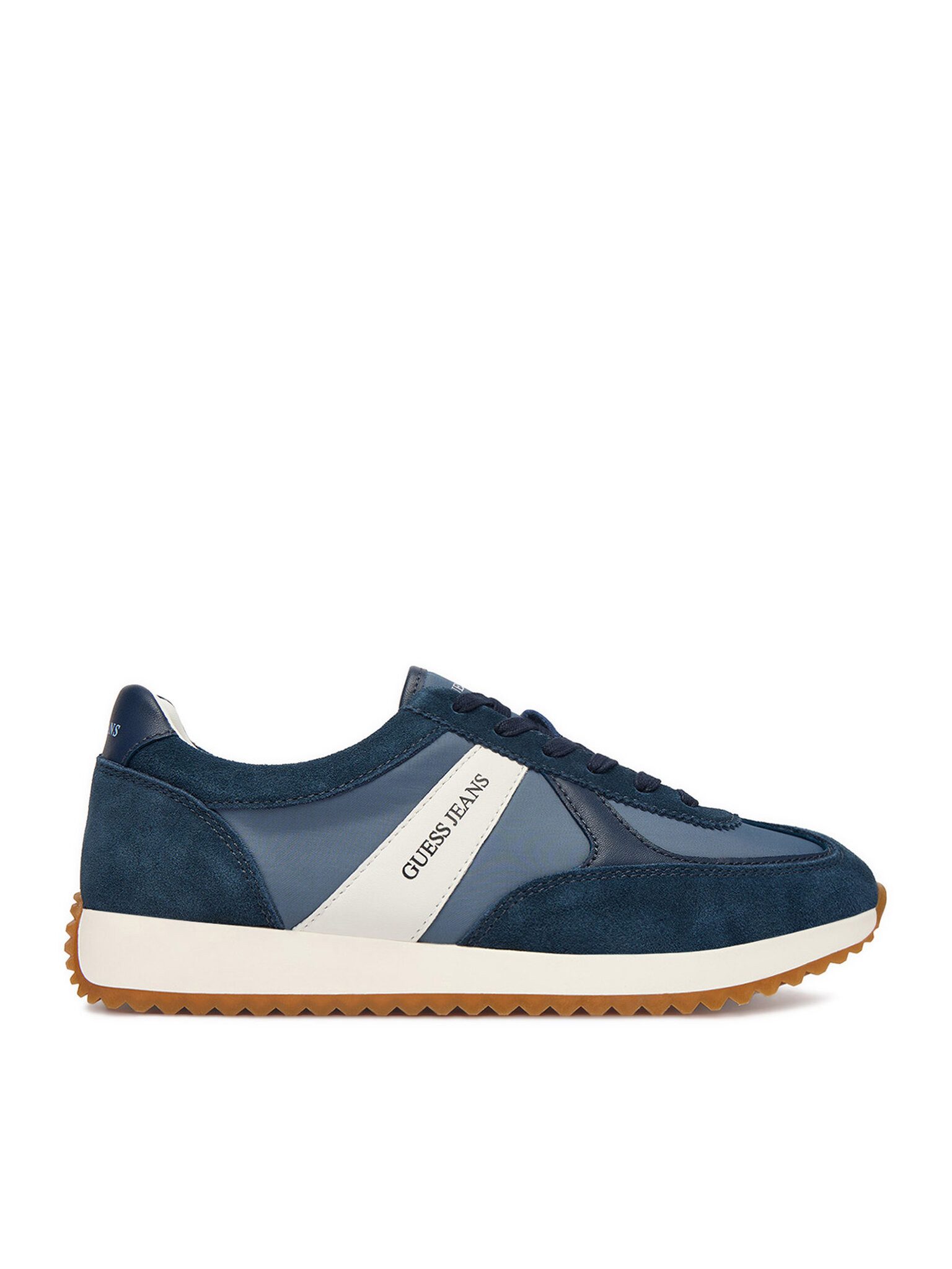 GUESS JEANS Guess Jeans Herrensneaker Weiß, Marineblau GUESS JEANS-EO-ORLANDO-01 1 Sneaker