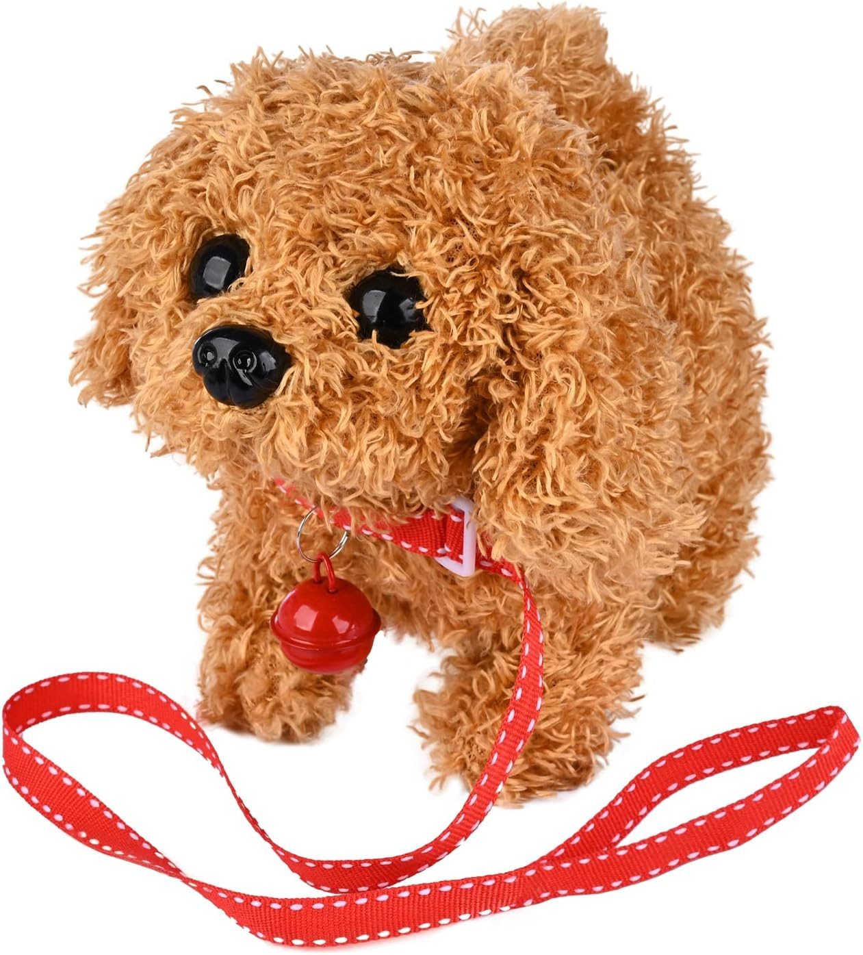 Gontence Tierkuscheltier Plüsch Spielzeug, elektronisch, interaktives Haustier, Hund – Gehen, Pudel Hund