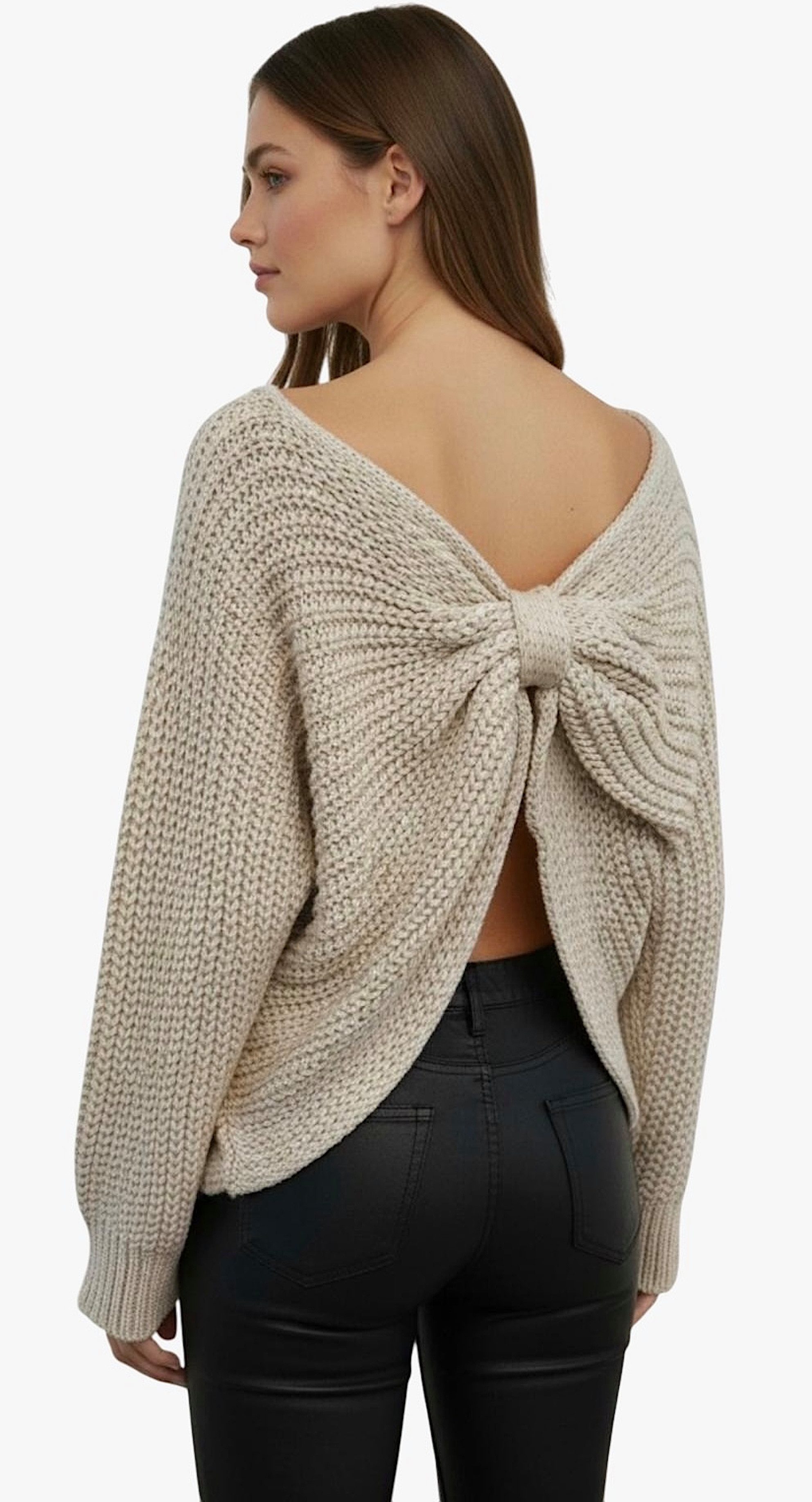 Worldclassca Cardigan WORLDCLASSCA Damen Cardigan Strickjacke mit Schleife 2 Styles in 1 Neue Kollektion - Stilvolle und gemütliche Strickmode für Damen