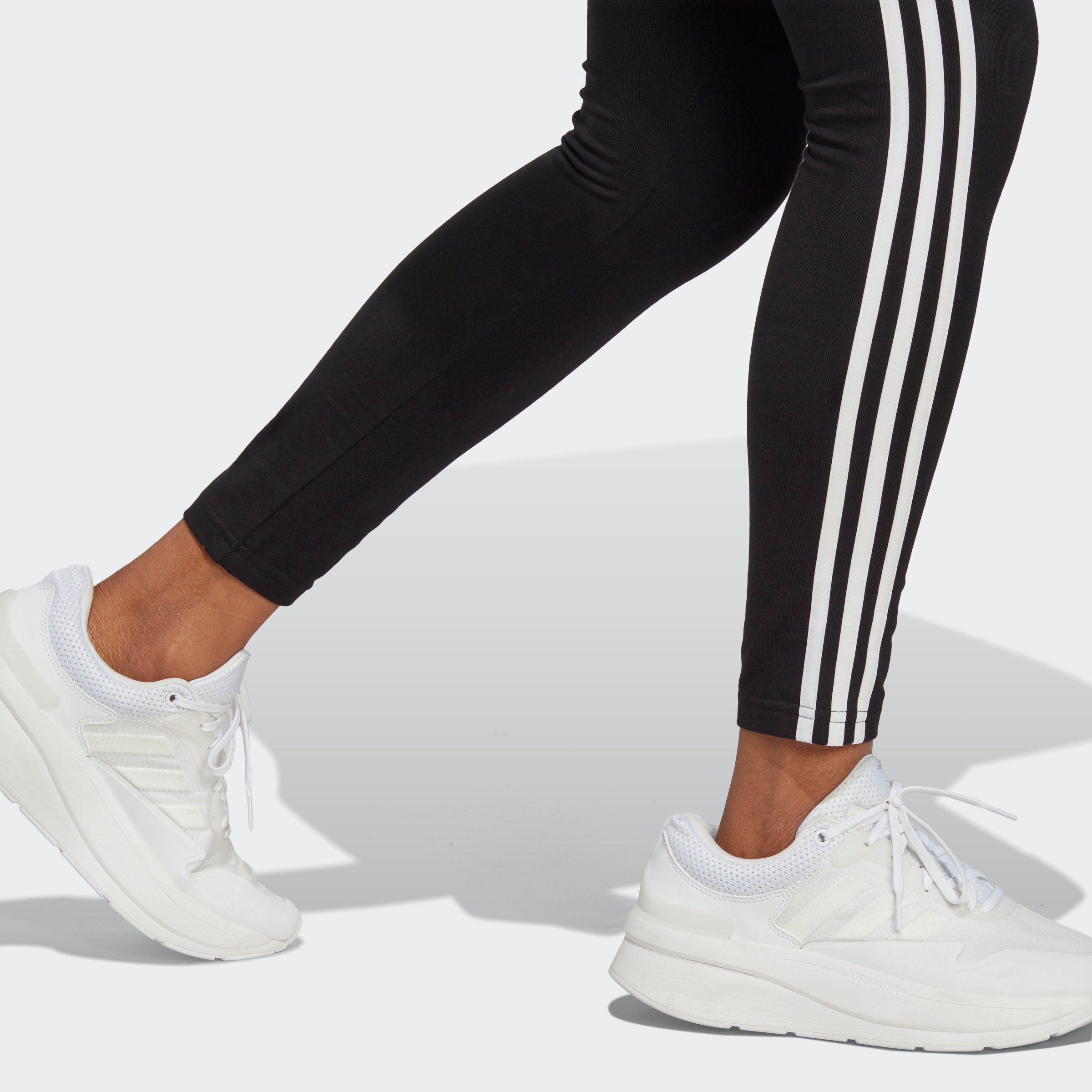 Leggings (1-tlg) Sportswear W HW Black LG / adidas 3S White