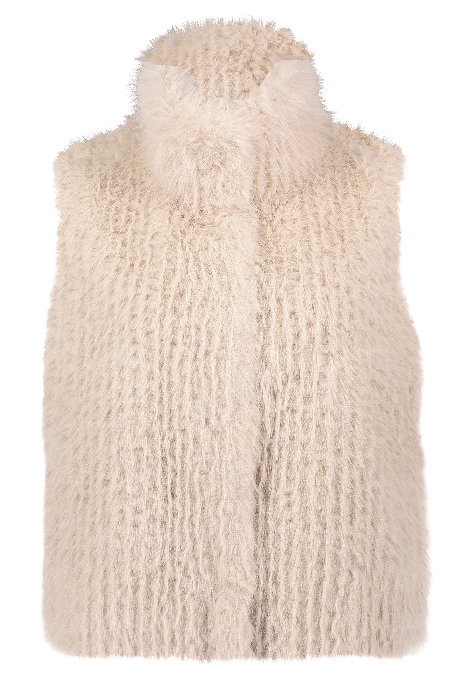 Amber & June Plüschweste Damen Plüschweste mit Kragen günstig online kaufen