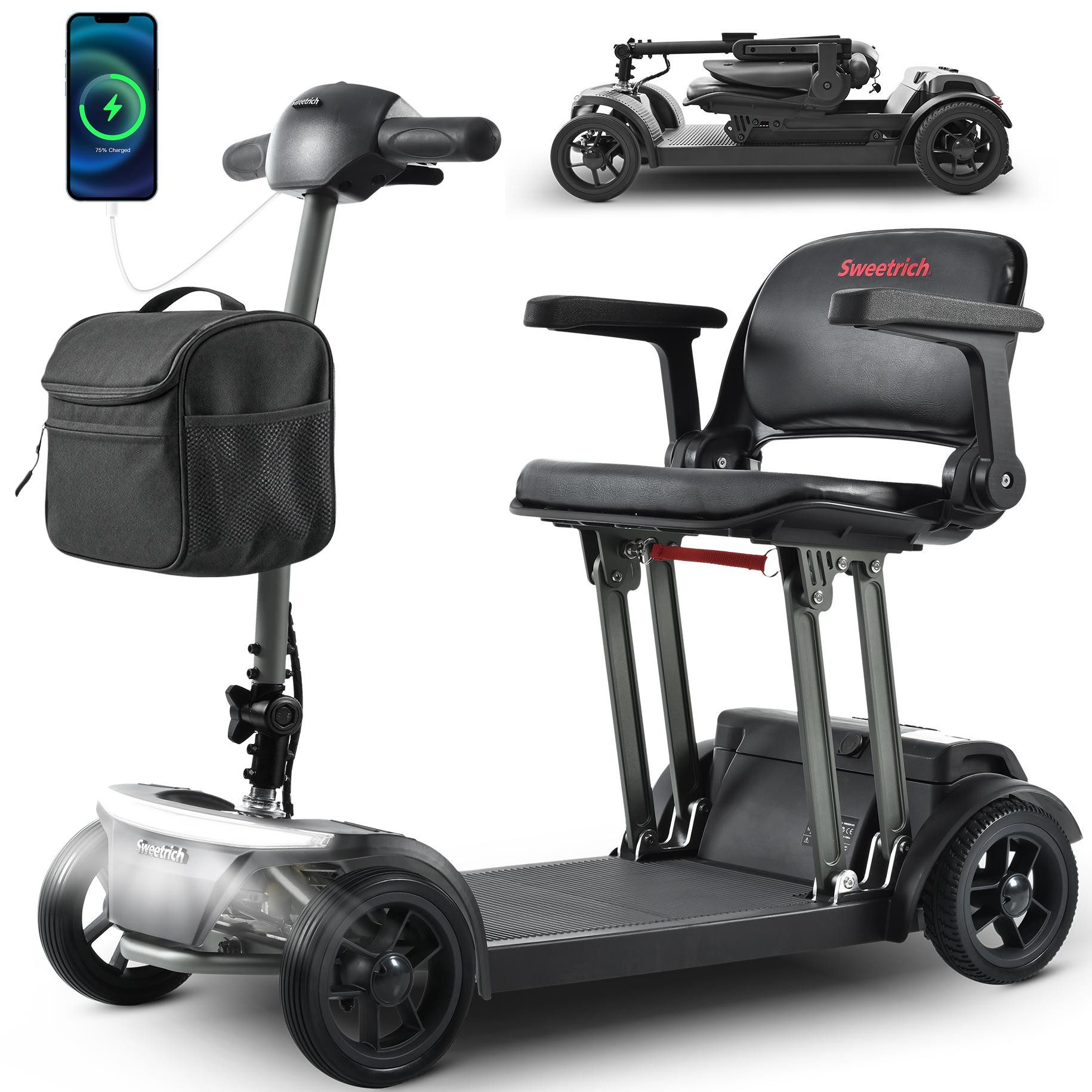 Elektromobil Leichtes Elektromobil/Seniorenmobil mit Klappsitz(Reichweite: 25 km)