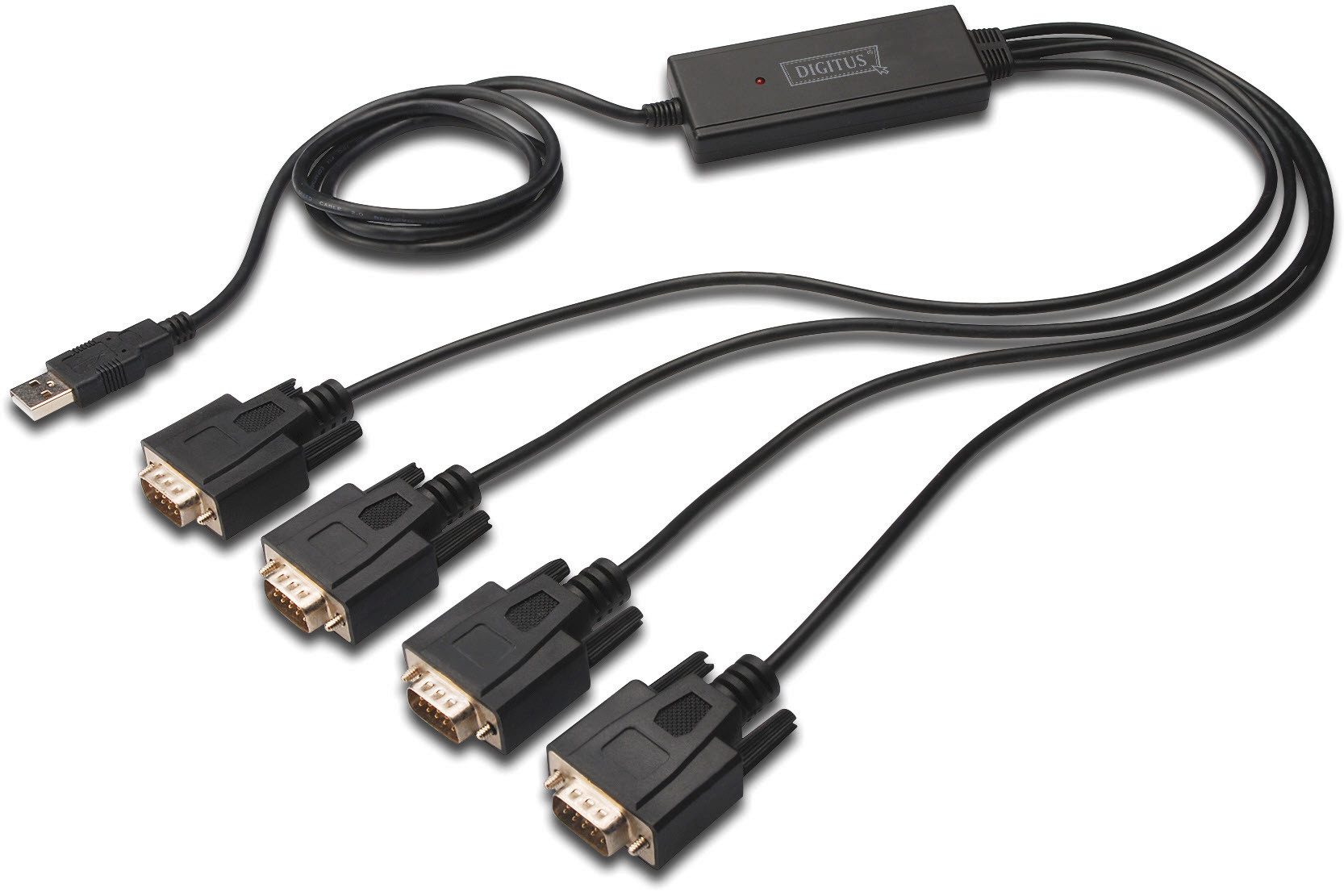 USB 2.0 zu 4xRS232 Kabel USB-Adapter