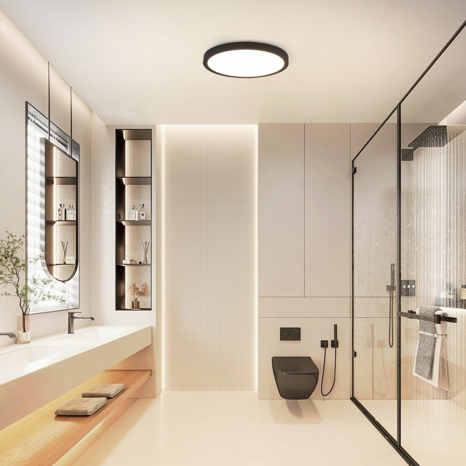 Nettlife LED Panel Neutralweiß Ø22cm Schlafzimmer Deckenbeleuchtung, LED fe günstig online kaufen