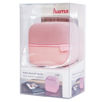 Hama Bluetooth Lautsprecher Pocket Mini BT Speaker tragbar Akku MP3 Musik-B Bluetooth-Lautsprecher (Bluetooth, Micro-SD-Kartenslot integrierte Freisprecheinrichtung, LED-Ladeanzeige)