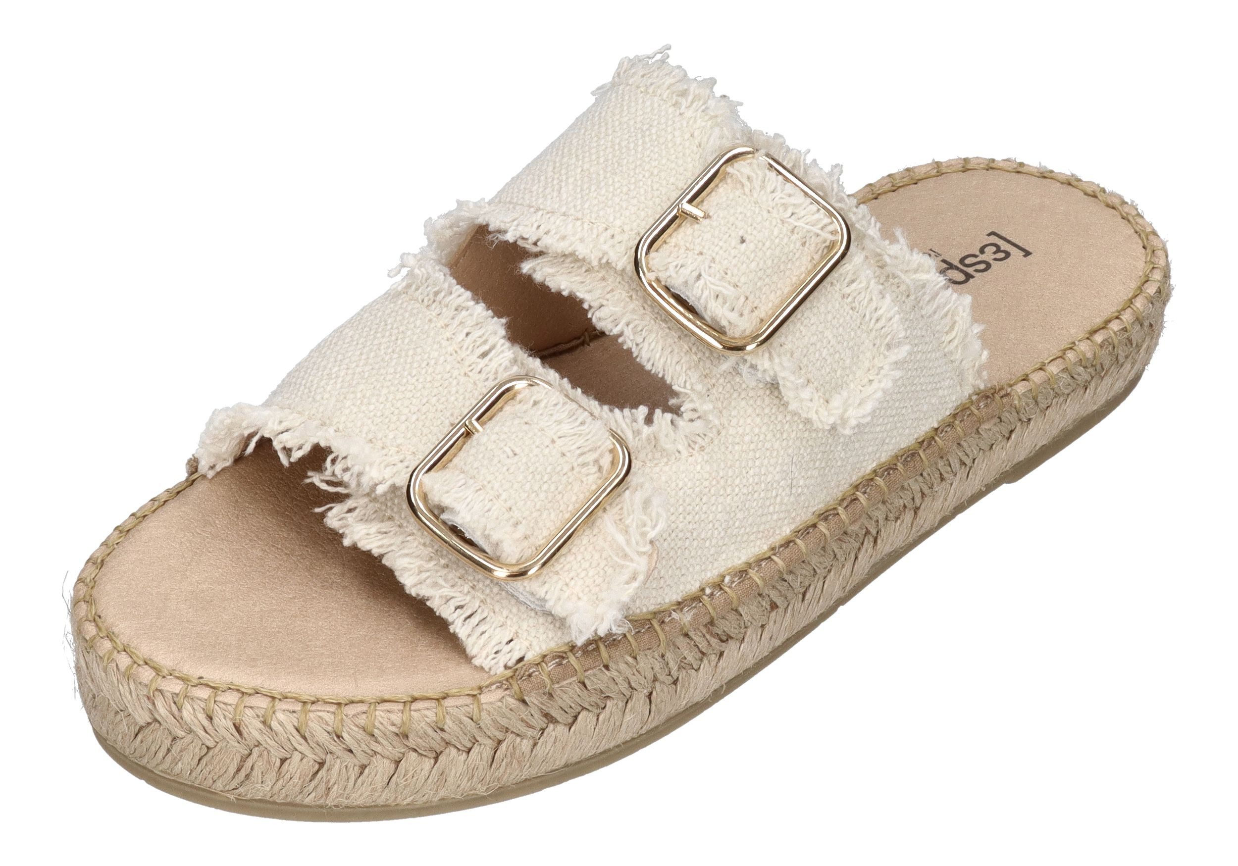 espadrij l´originale CLAQUETTE LINEN Pantolette Nature günstig online kaufen