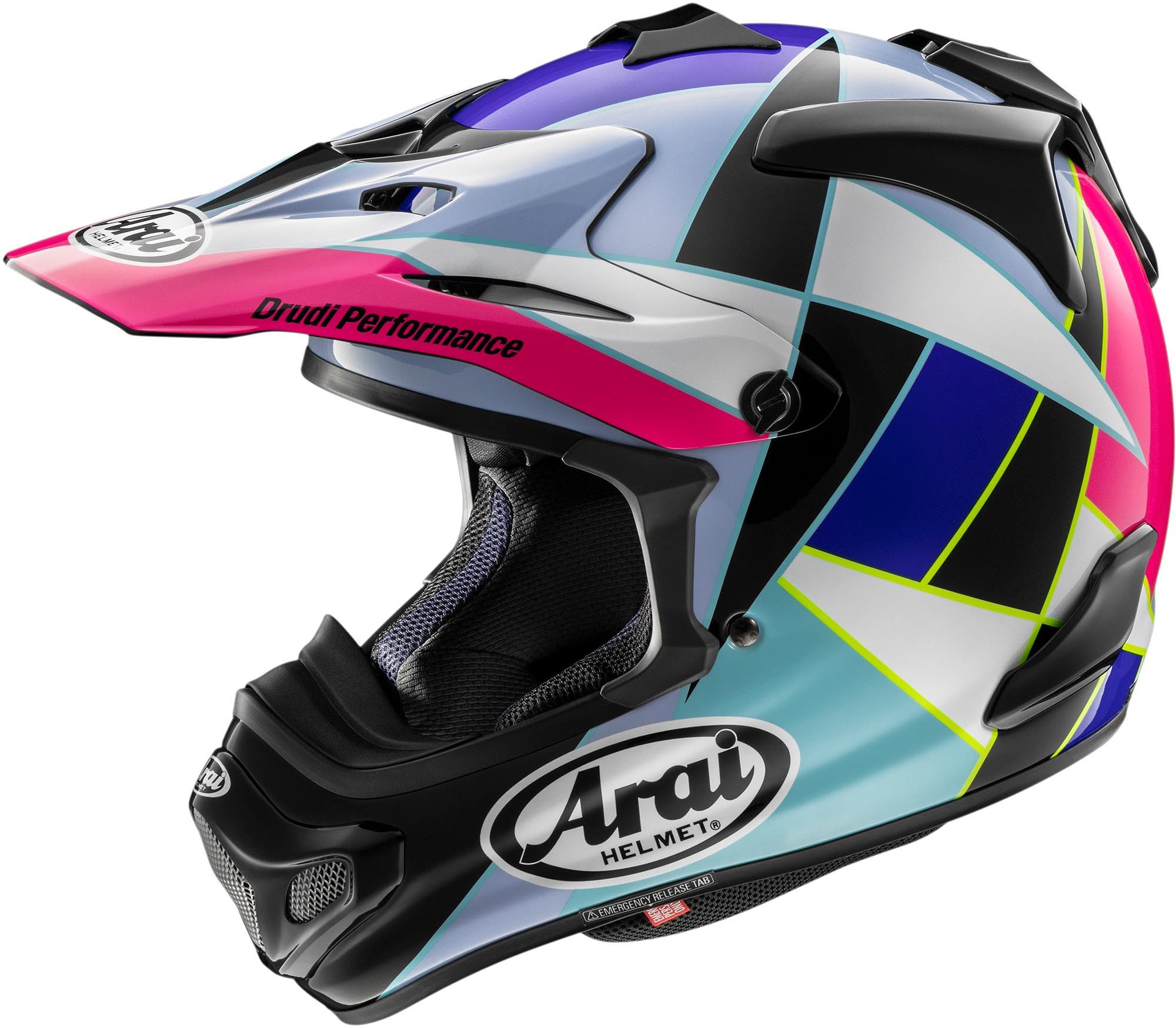 Arai Motocrosshelm MX-V Evo Peak Motocross Helm, Bluetooth, Waschbar
