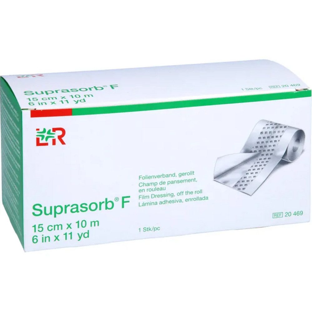 Lohmann & Rauscher GmbH & Co.KG Gips-und Verbandschutz SUPRASORB F Folien Wundverb.15 cmx10 m unste.Rolle, Verband für Wundschutz, Flexible Wundversorgung Rolle