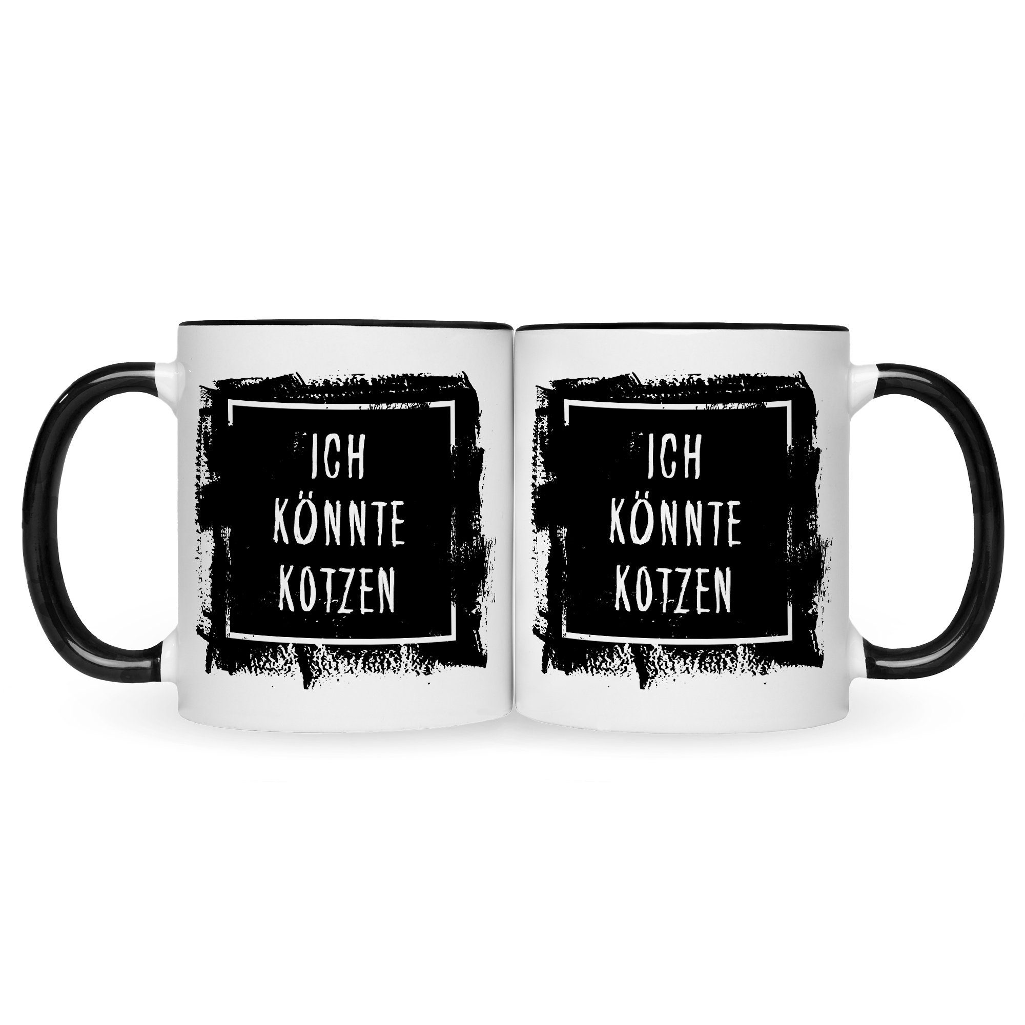 Weihnachten Weiß Ich Muttertag für - mit für & Frauen Vatertag GRAVURZEILE Schwarz & Freunde Geschenke Tasse Mama - Papa Spruch Geburtstag - Lustige Männer Valentinstag Tasse könnte Ihn Bedruckte - Kotzen - Sie für Geschenk