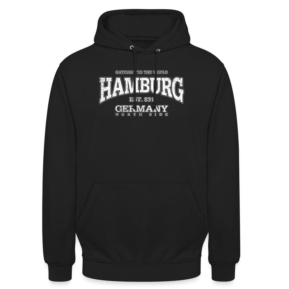 Spreadshirt Hoodie Hamburg Deutschland Seit 831 Unisex Hoodie (1-tlg)