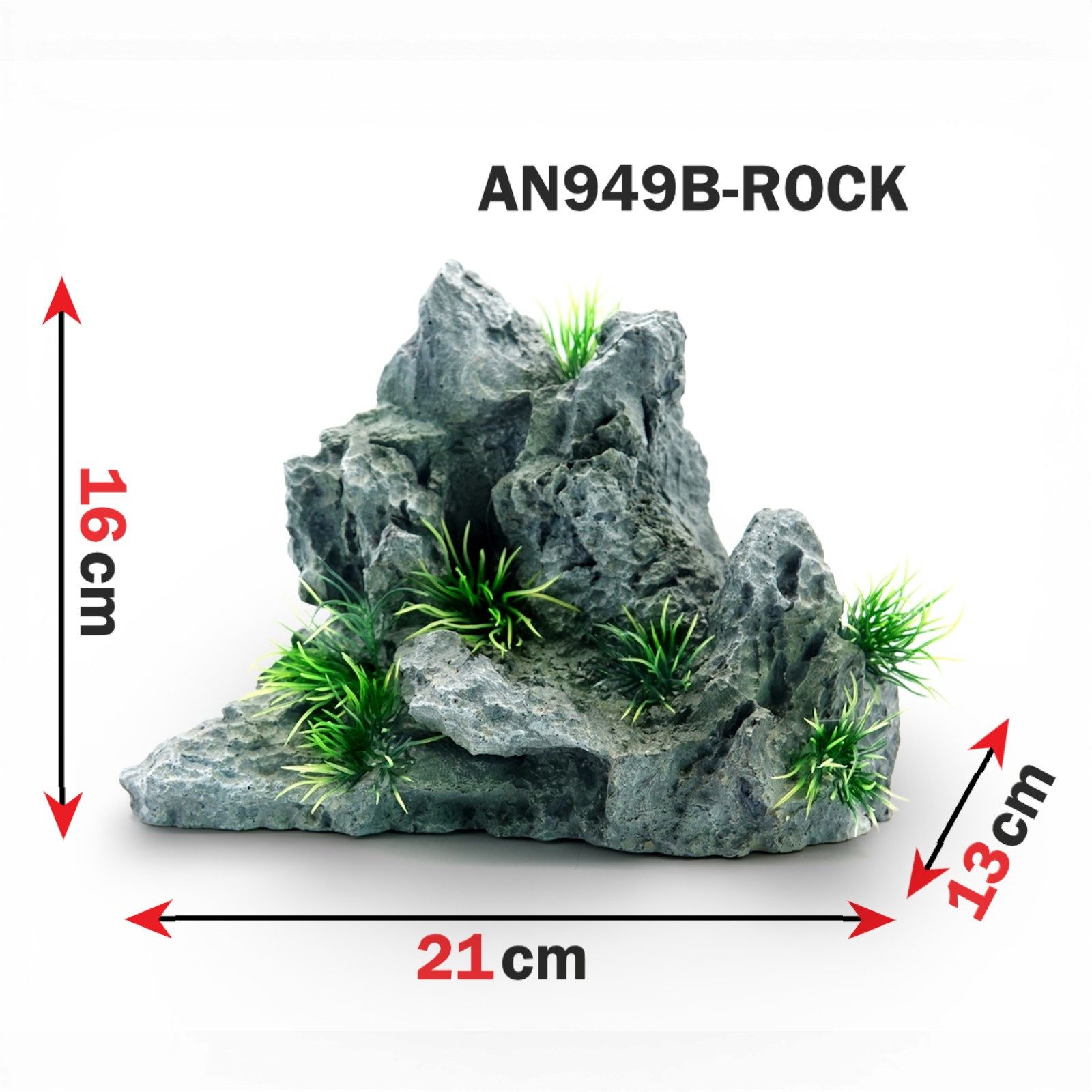 AQUA NOVA Aquariendeko AquaNova Aquarium Deko-Felsen Polyresin Naturstein Optik Aquascaping