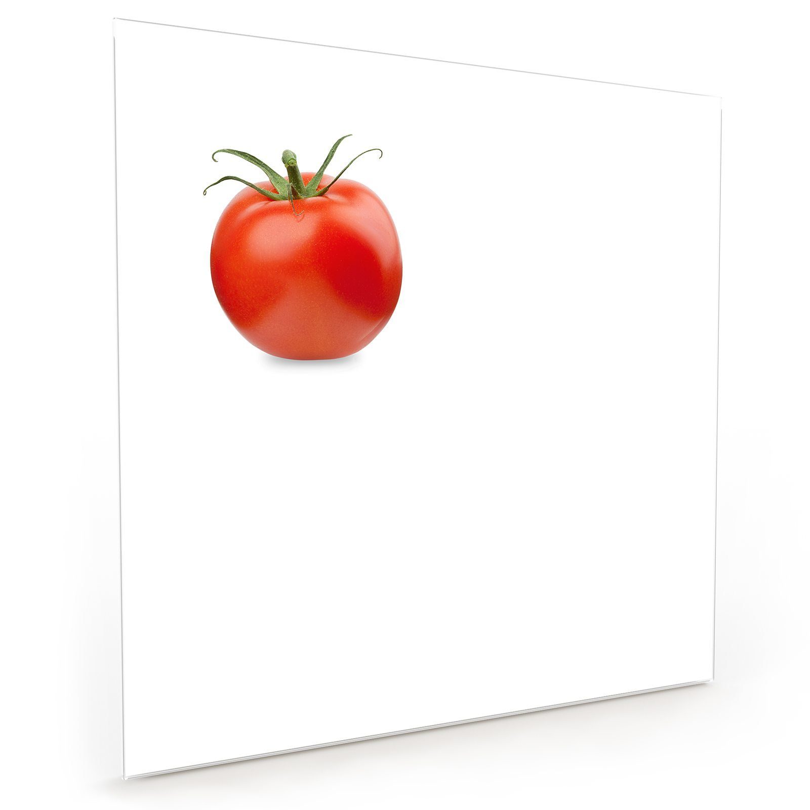 Primedeco Küchenrückwand Spritzschutz Glas Tomate