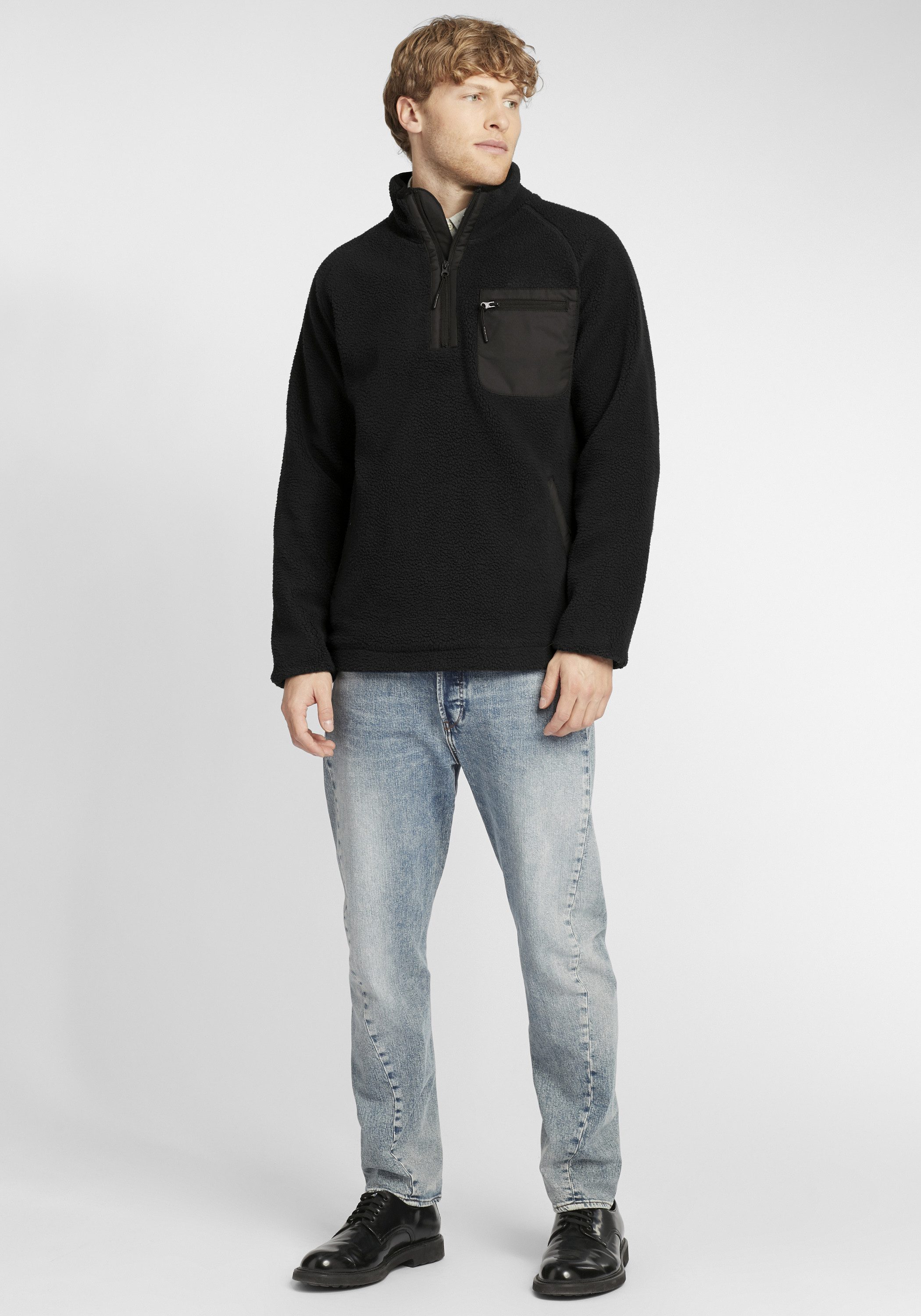 Indicode Fleecejacke IDTrout Herren Fleecejacke mit Stehkragen günstig online kaufen