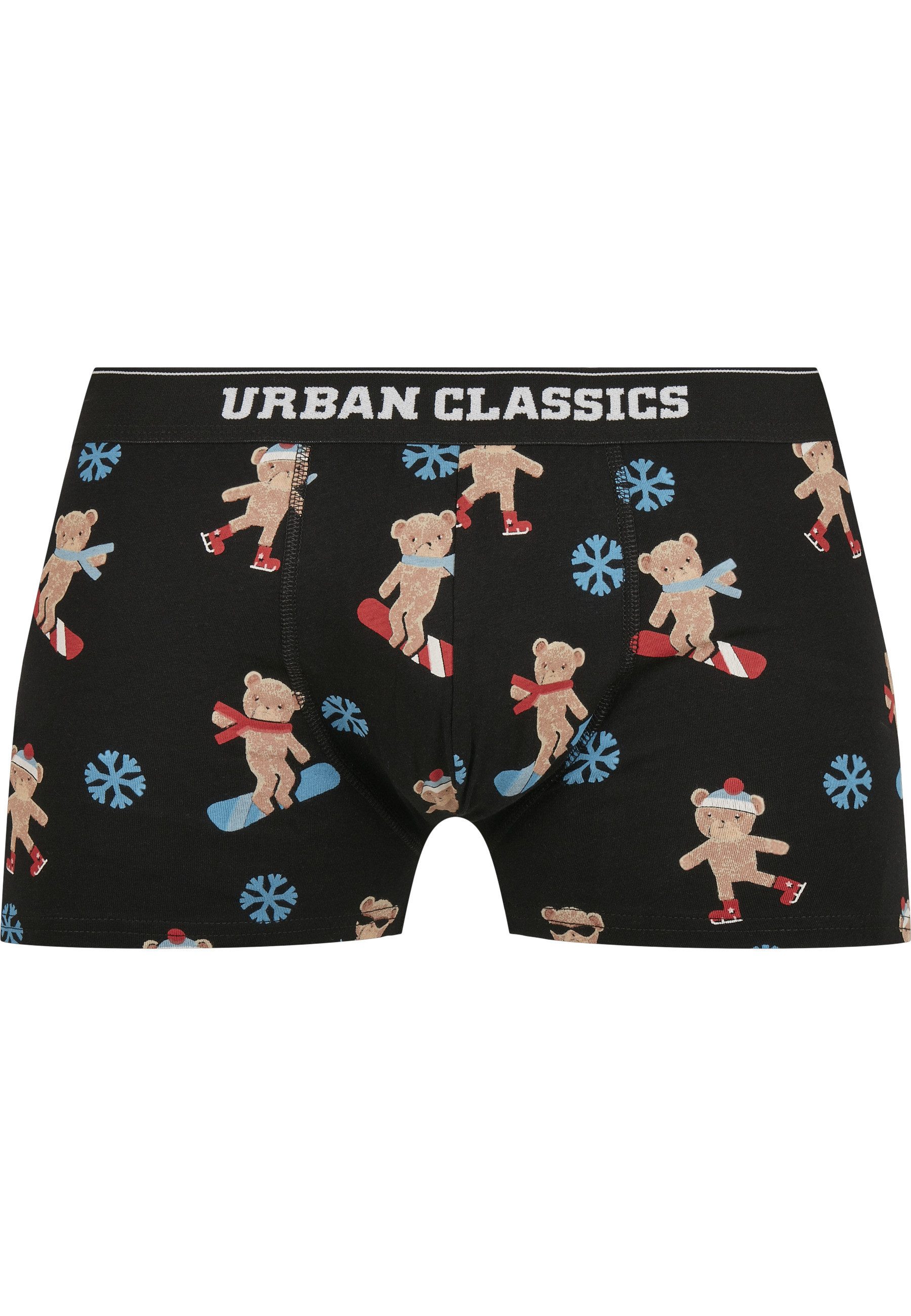 URBAN CLASSICS Boxershorts Urban Classics Herren Organic X-Mas Boxer Shorts 3-Pack (1-St)