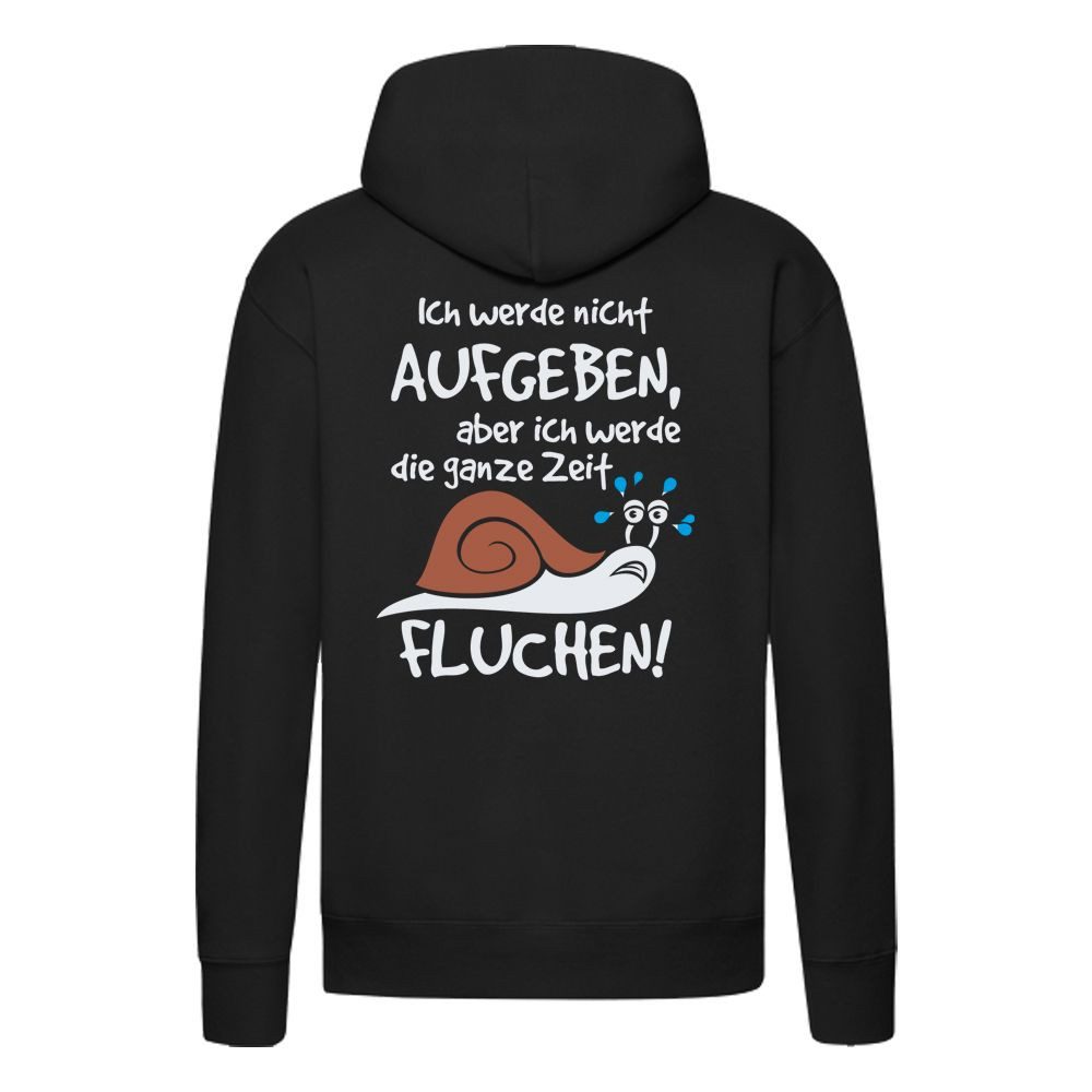 G-graphics Freizeitanzug Ich werde nicht aufgeben, aber ich werde die ganze Zeit fluchen! (Set, 2-tlg., Hose & Hoodie), Freizeitset mit Jogging- / Sweaterhose & Hoodie
