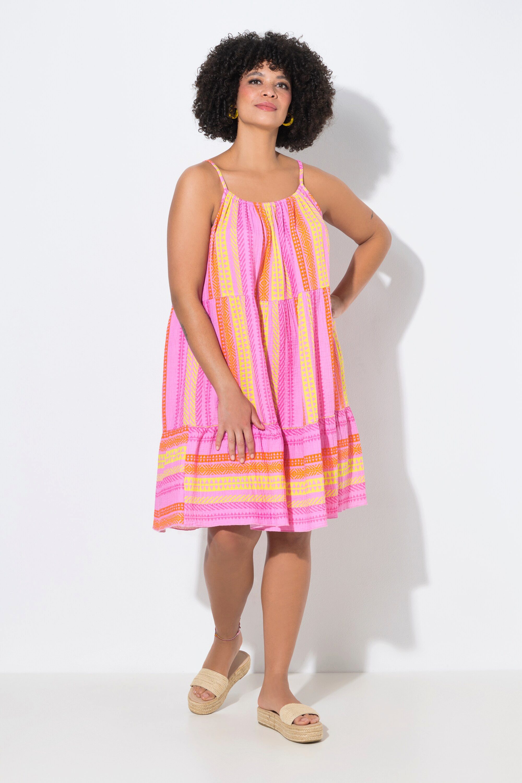 Angel of Style Jerseykleid Musselin-Trägerkleid A-Linie günstig online kaufen
