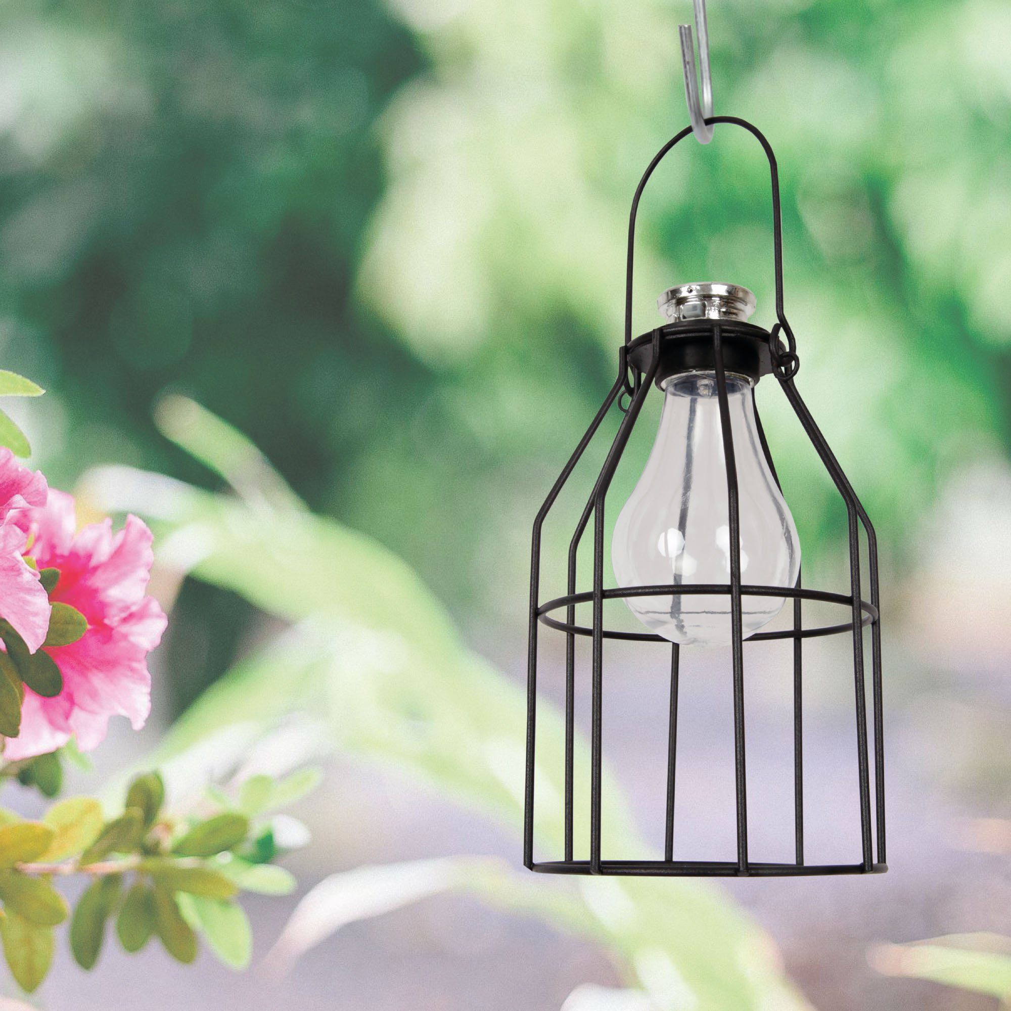 Bestlivings LED Solarleuchte SL-04571, Tageslichtweiß, LED Solar-Laterne Vintage-Look (11cm) für Garten, Balkon, Terrasse