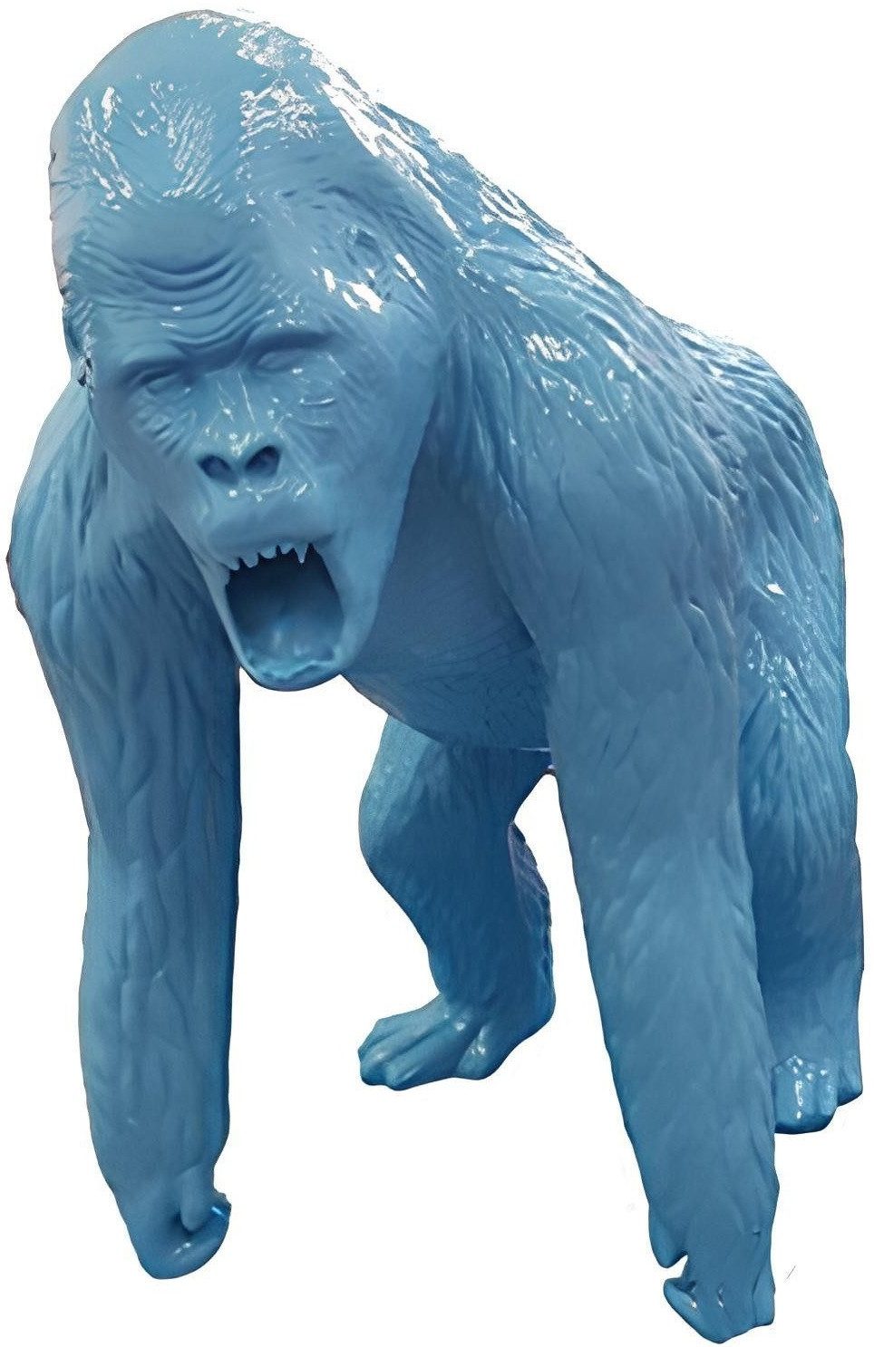 Xlmoebel Dekofigur Skulptur eines abstrakten blauen Gorillas für Gartendekoration (Skulptur A691C-130cm), Hergestellt in Europa