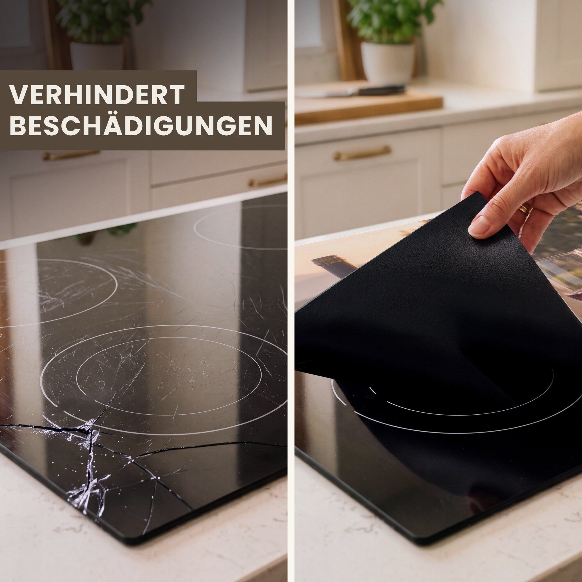 MuchoWow Herd-Abdeckplatte Wein - Gläser - Trauben - Weinberg, Vinyl, (1 tlg), Küche Herdabdeckung Ceranfeld Induktionsfeld Vinyl, 65x50 cm – Bild 3 von 5