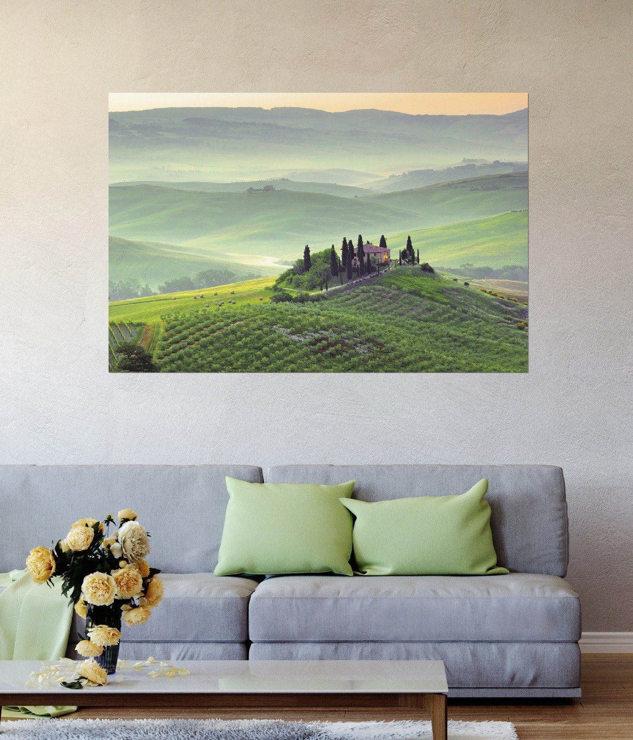 Wallario Poster, Toskana in Italien, in günstig online kaufen
