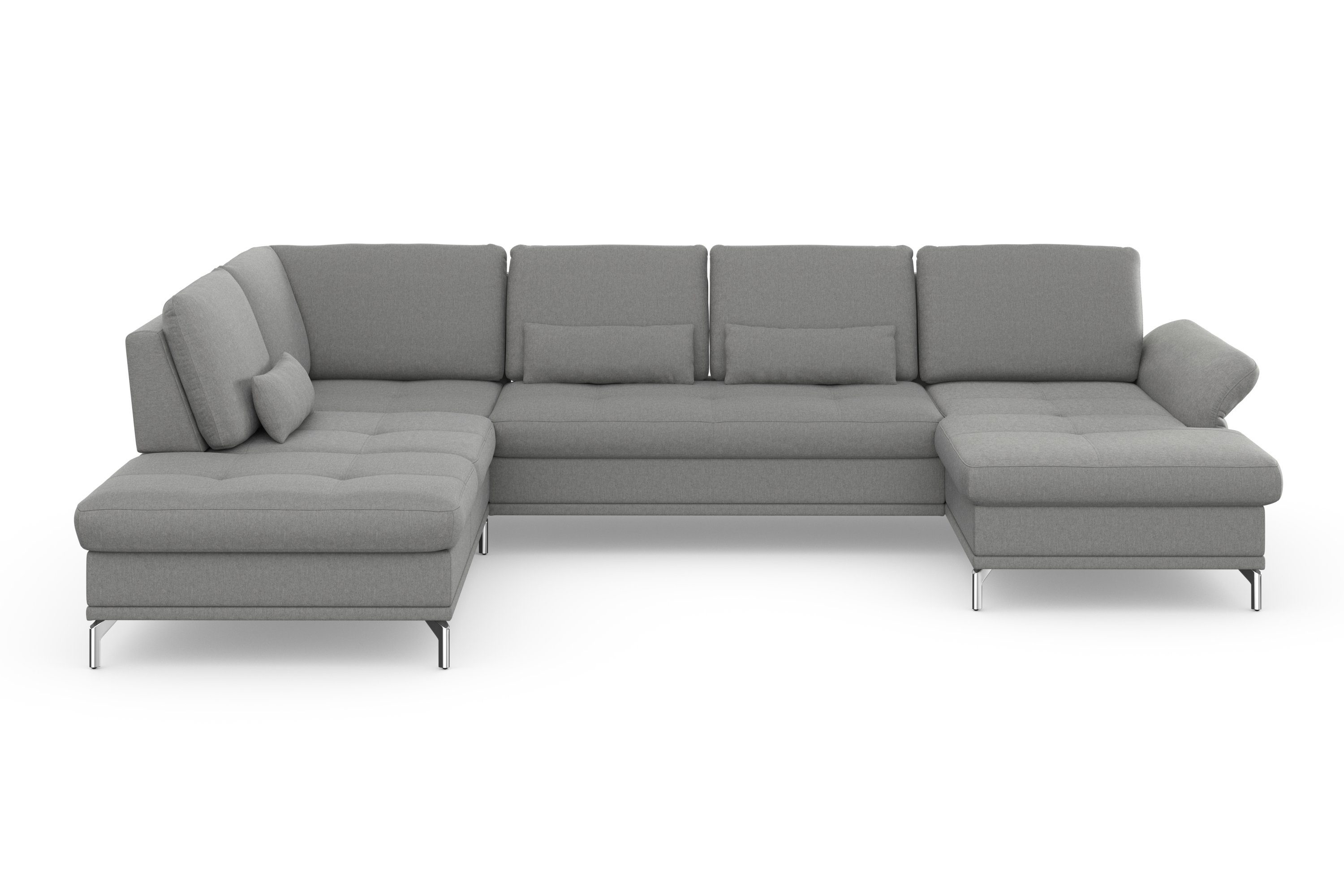 INOSIGN Wohnlandschaft "Palm Beach U-Form" Federkern, mit Sitztiefenverstel günstig online kaufen