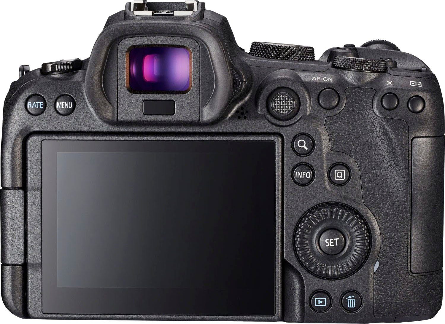 Canon EOS Bluetooth, RF IS R6 20,1 F4-7.1 MP, Systemkamera 24-105mm Gehäuse STM STM, (RF 24-105mm + (WiFi) IS F4-7.1 WLAN