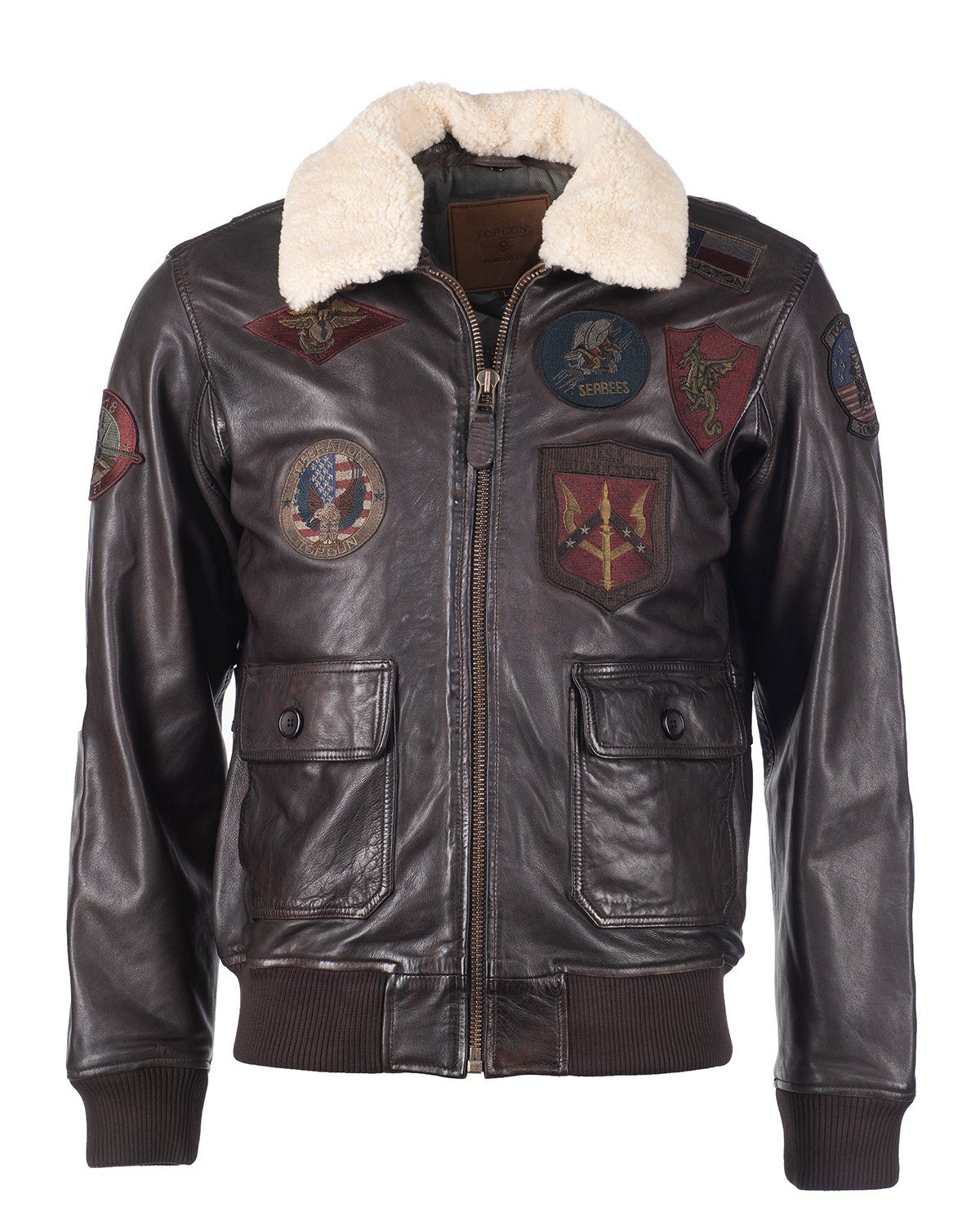 TOP GUN Bomberjacke Pilot Patches RF TG-1001