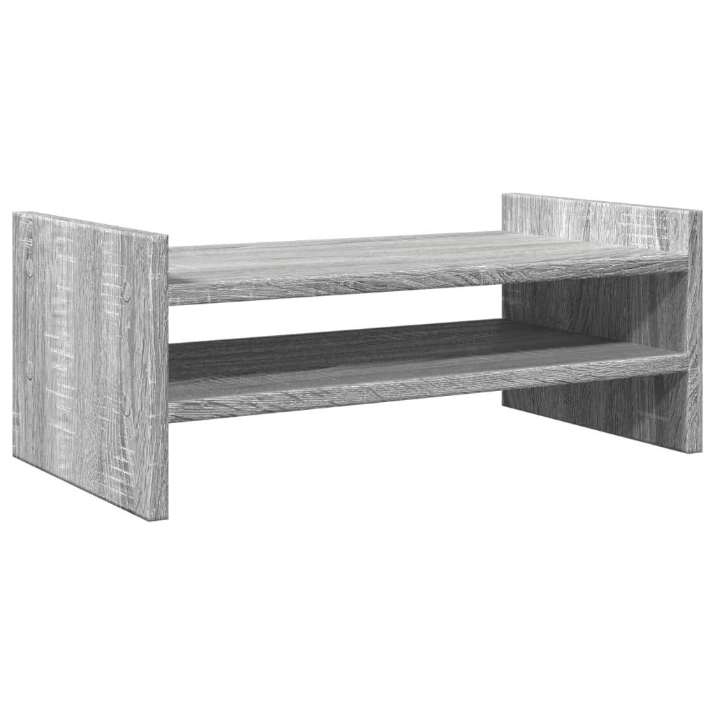 vidaXL Computertisch Monitorständer Grau Sonoma 50x27x20 günstig online kaufen