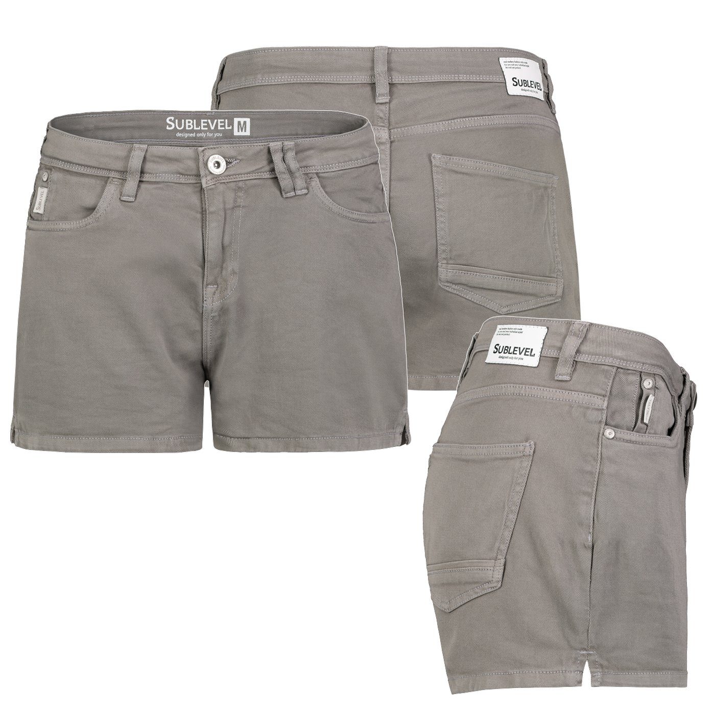 SUBLEVEL Bermudas Damen Jeans Shorts Bermuda günstig online kaufen