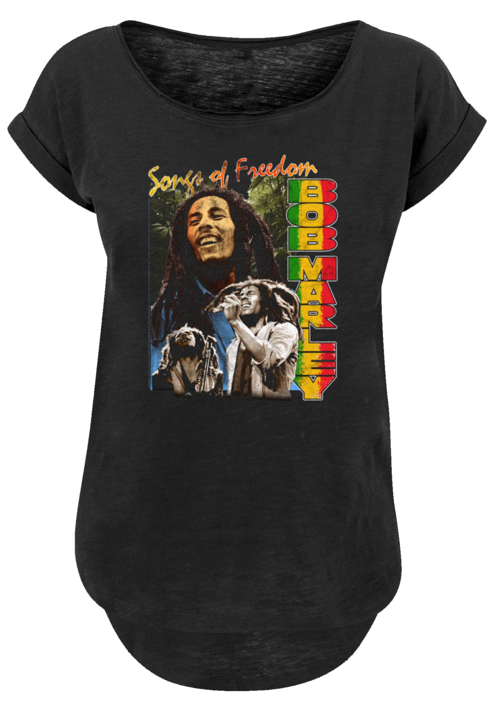 F4NT4STIC T-Shirt Bob Marley Freedom Vintage günstig online kaufen