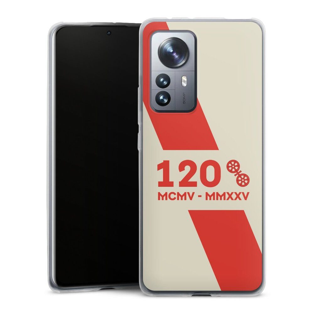DeinDesign Handyhülle 1. FSV Mainz 05 E.V. 120 Jahre Bundesliga, Xiaomi 12 Pro 5G Slim Case Silikon Hülle Ultra Dünn Schutzhülle