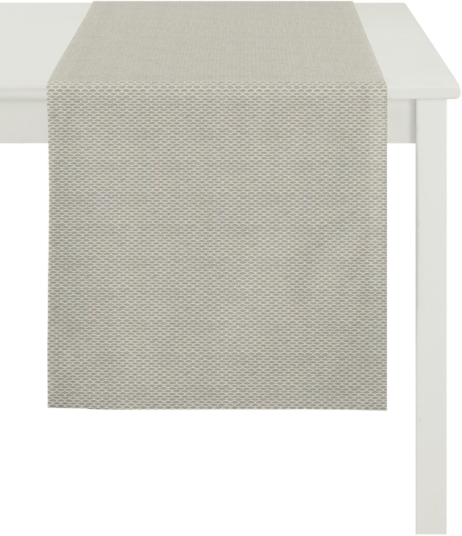 APELT Tischläufer 1104 Loft Style, Jacquard (1-tlg) taupe/beige