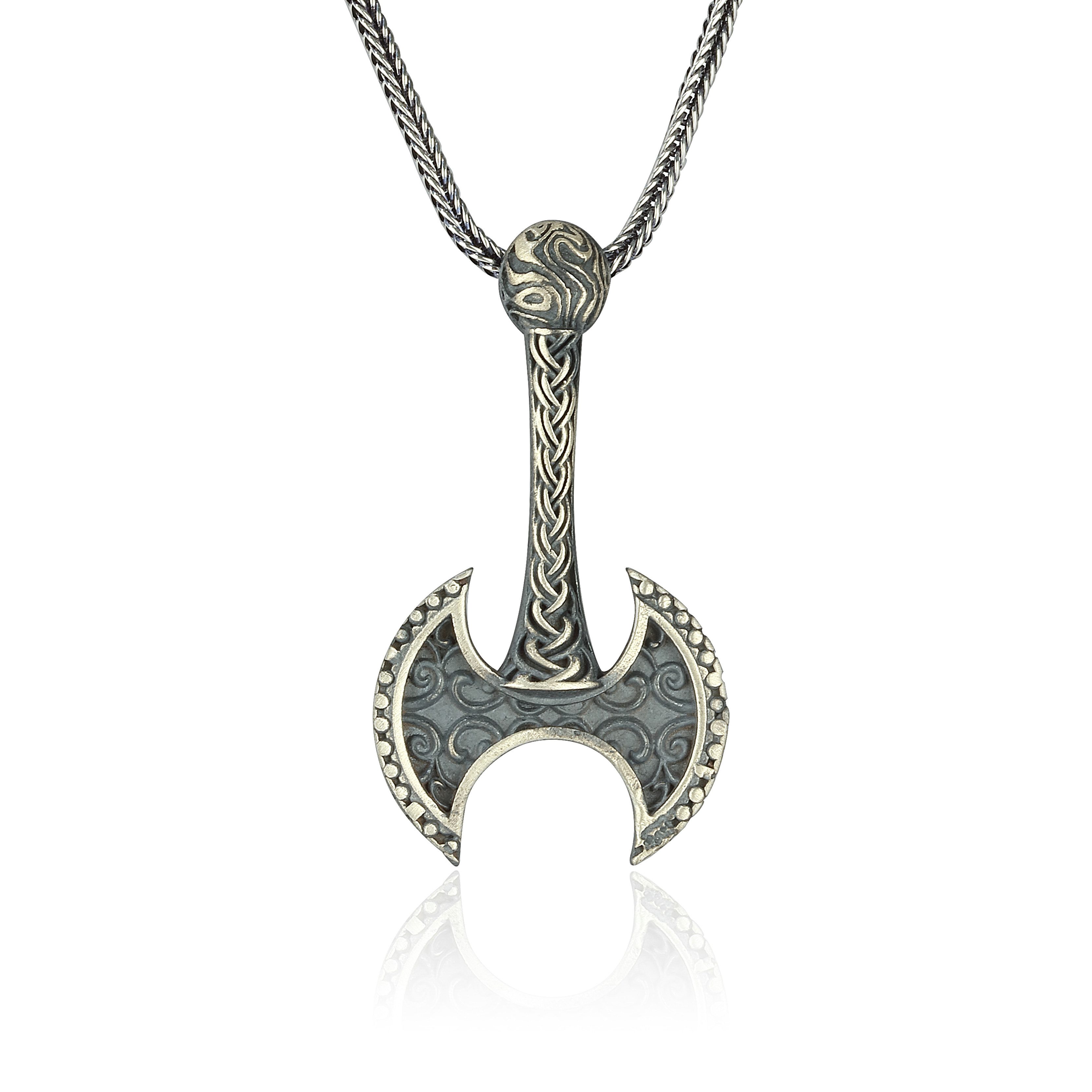 NAHLE Kette mit Anhänger Silber Wikinger günstig online kaufen