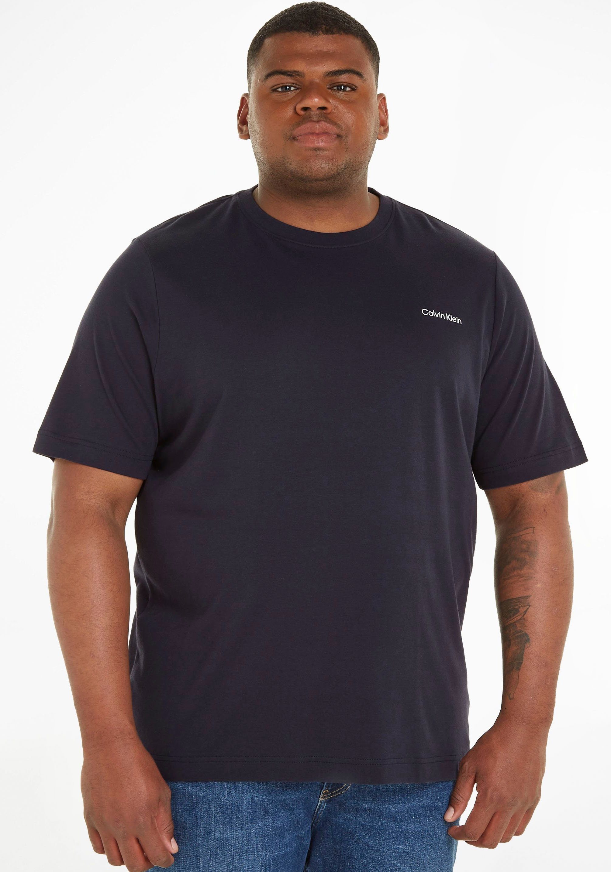 Calvin Klein mit T-Shirt BT-MICRO LOGO Big&Tall T-SHIRT Logoprint