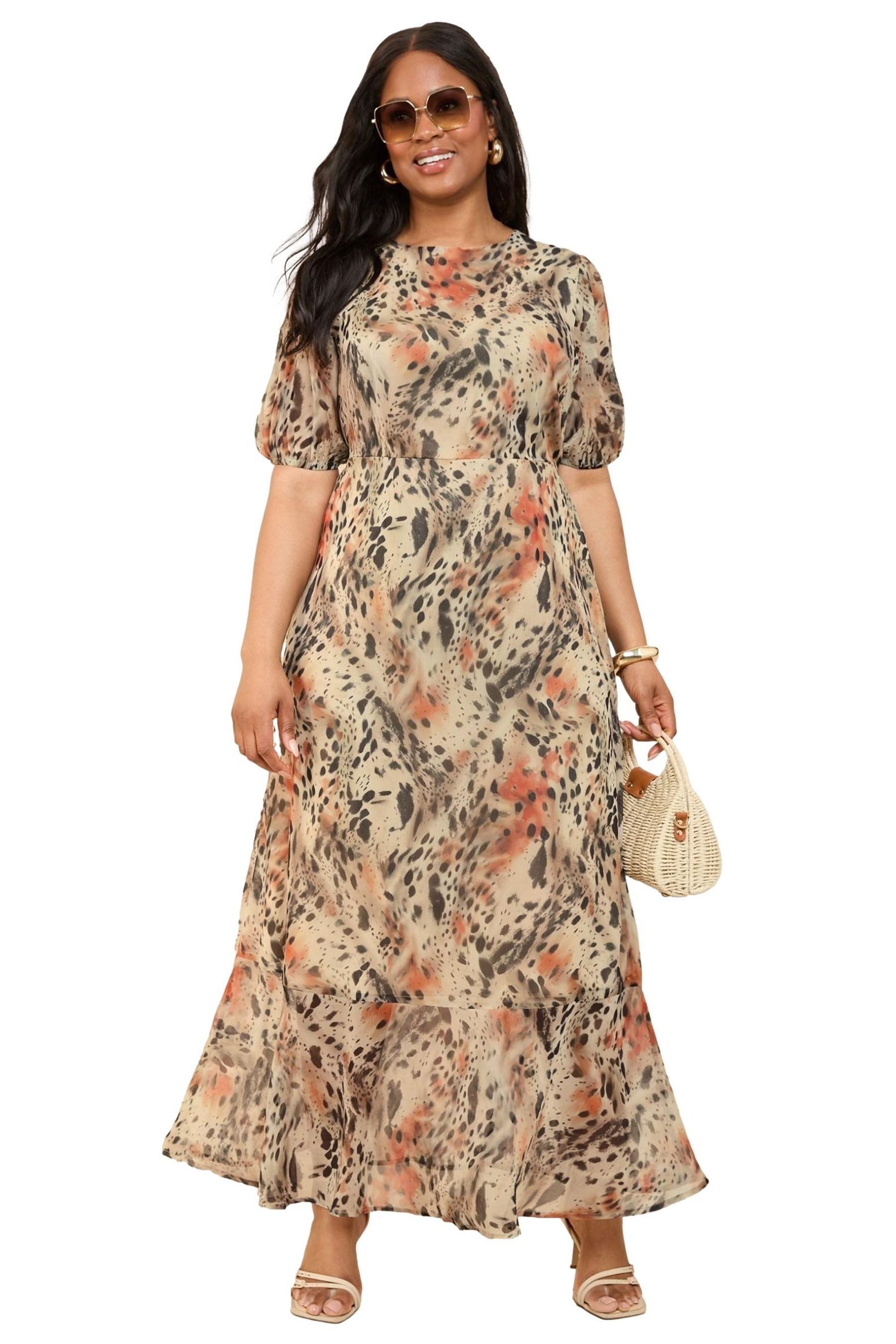 Friends Like These Maxikleid Friends Like These Chiffon-Maxikleid, Curve (1 günstig online kaufen