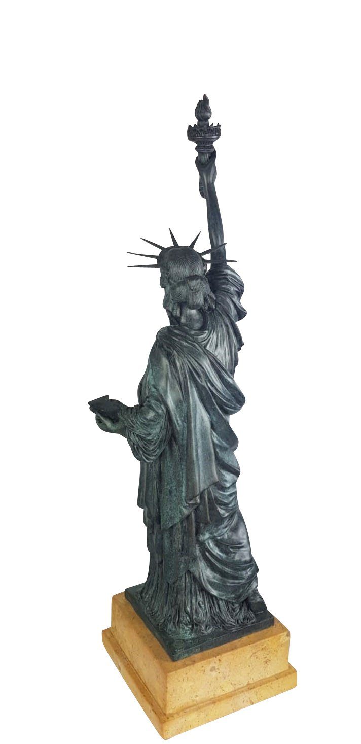Freiheitsstatue Bronzeskulptur Figur Statue York Bronze New USA Aubaho Skulptur Antik-