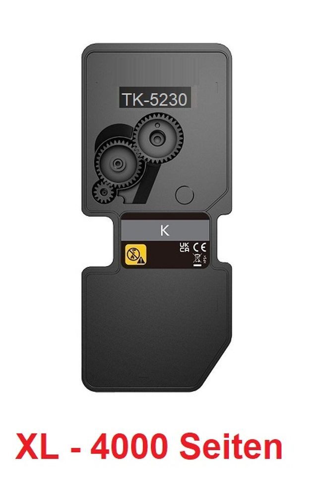 inkpro Tonerkartusche kompatibel mit Kyocera TK-5230 Schwarz, Cyan, Magenta, Gelb, (für ECOSYS M5521 cdn, M5521 cdw, P5021 cdn, P5021 cdw, XL Tonerkartuschen), XL-Kapazität: schwarz 4.000 S.; cyan, magenta und gelb je 3.000 S.