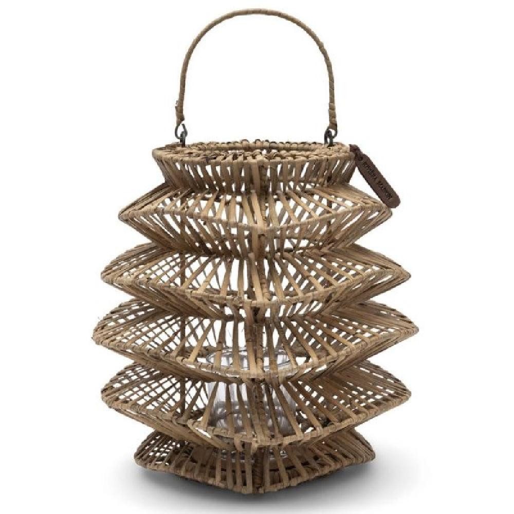 Windlicht Laterne Les Dunes Rustic Rattan Braun (31cm)