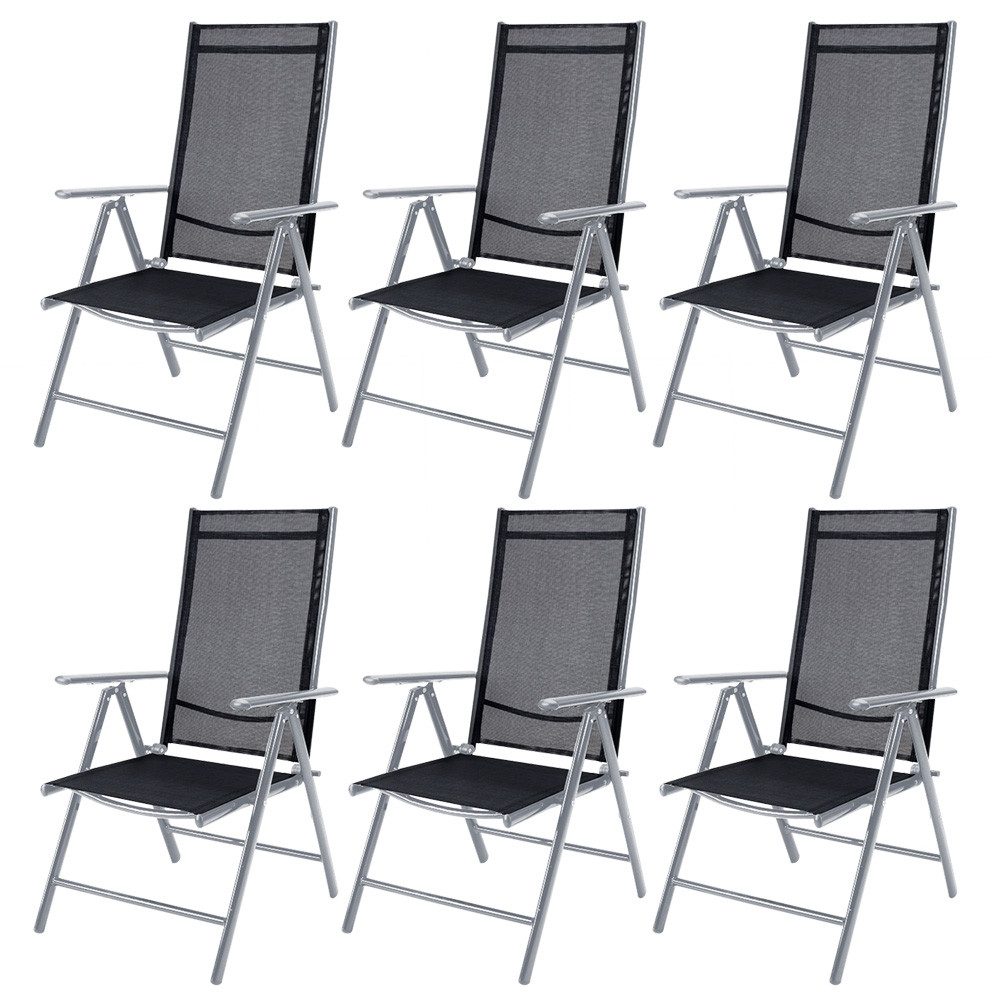Casaria Gartenstuhl, Hochlehner Klappbar 8-Fach Verstellbar günstig online kaufen