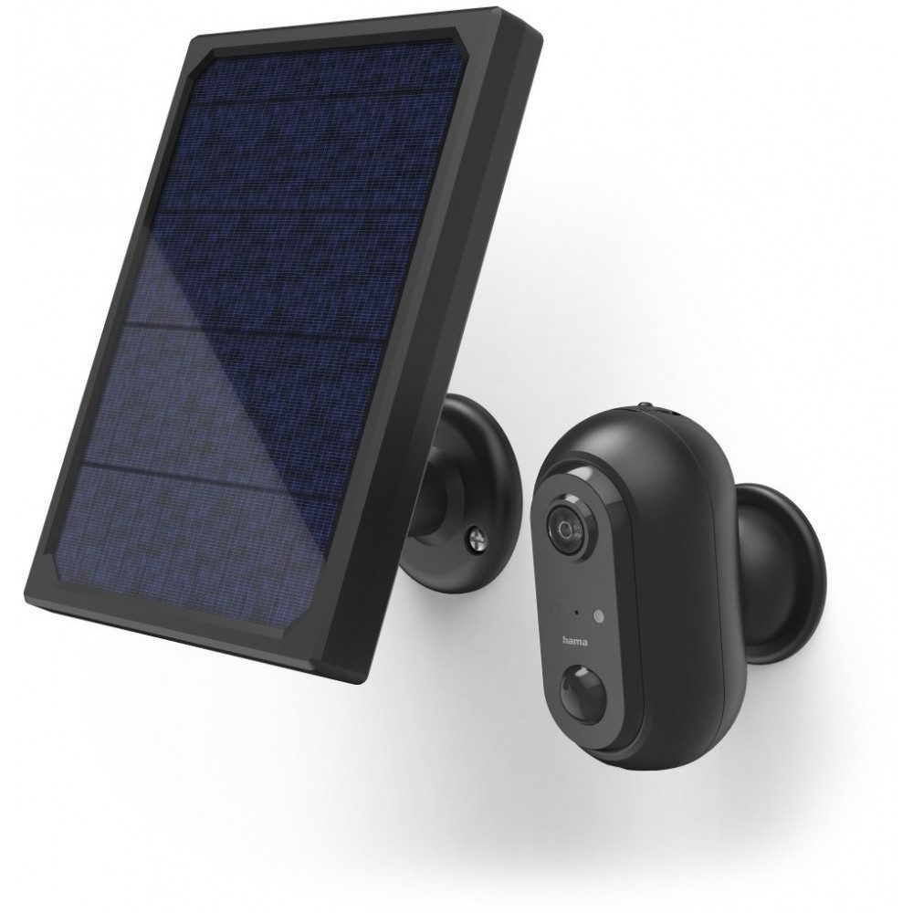 Hama Überwachungskamera Hama Überwachungskamera mit Solar-Panel für Outdoor-Sicherheit. (Outdoor, Solar-Panel für unabhängige Stromversorgung, Solar-Panel für unabhängige Stromversorgung)