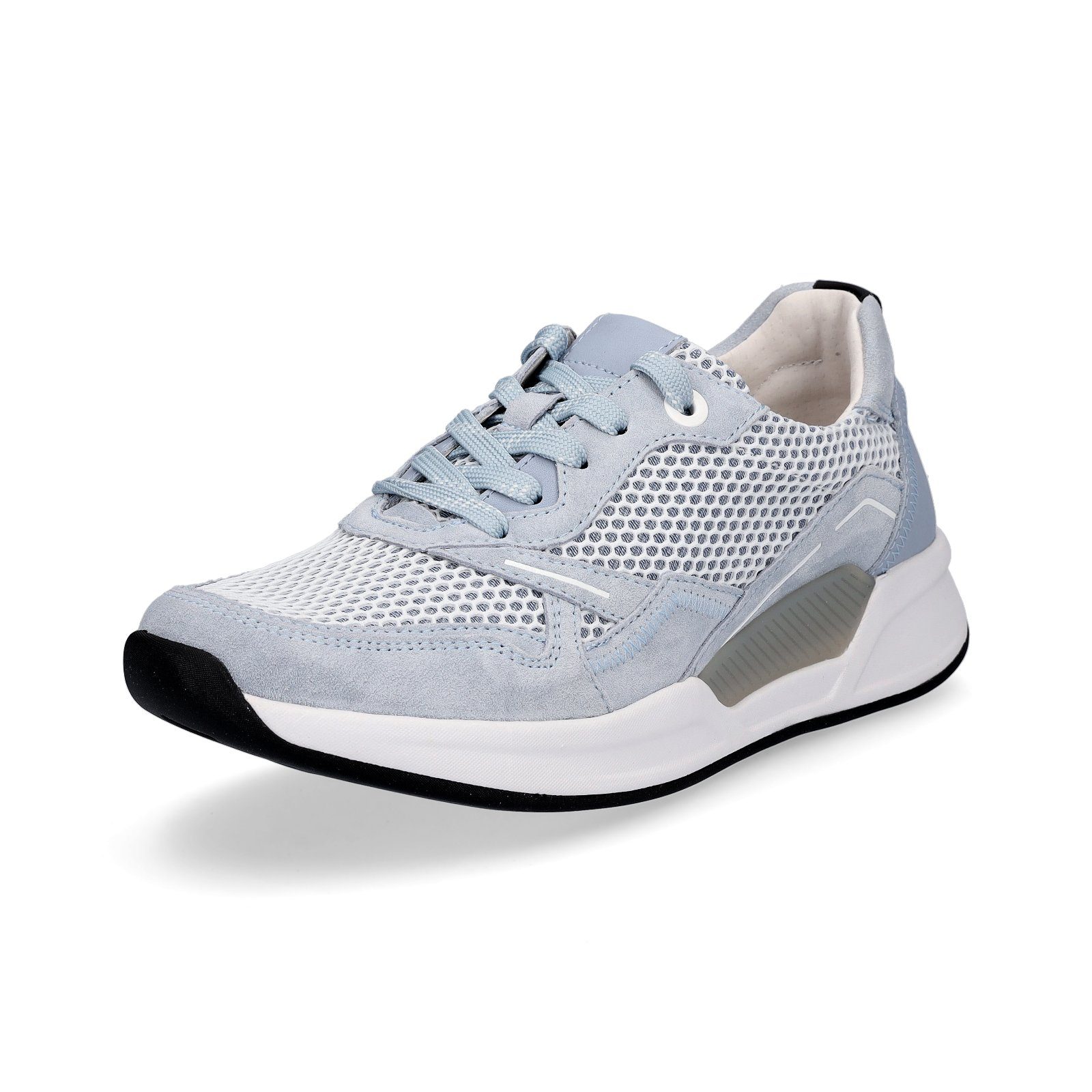 Gabor Damen Sneaker hellblau glitzer Sneaker