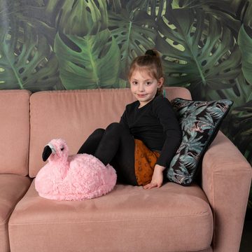 soma Kuscheltier Kuscheltier Plüschtier Flamingo, Fußwärmer 35 cm x 25 cm x 16 cm) (1-St), Super weicher Plüsch Stofftier Kuscheltier für Kinder zum spielen