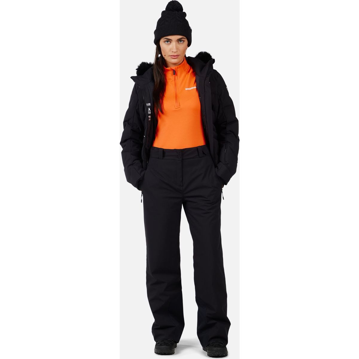 Rossignol Skihose W Strawpile Insulated Pant Hochwertige Damen-Skihose mit moderner Isolierung und