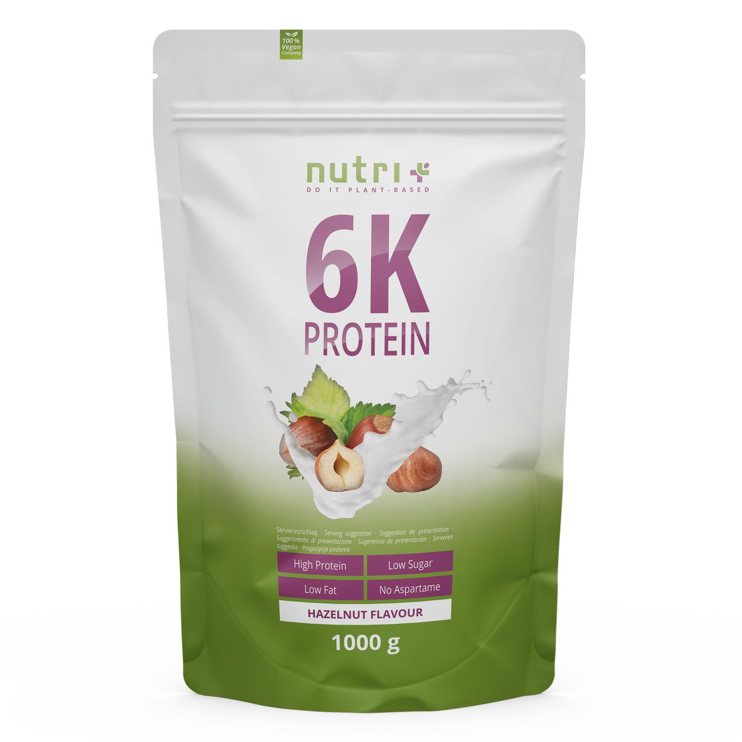 nutri+ Proteinpulver 6K Eiweiß Pulver, 1 er