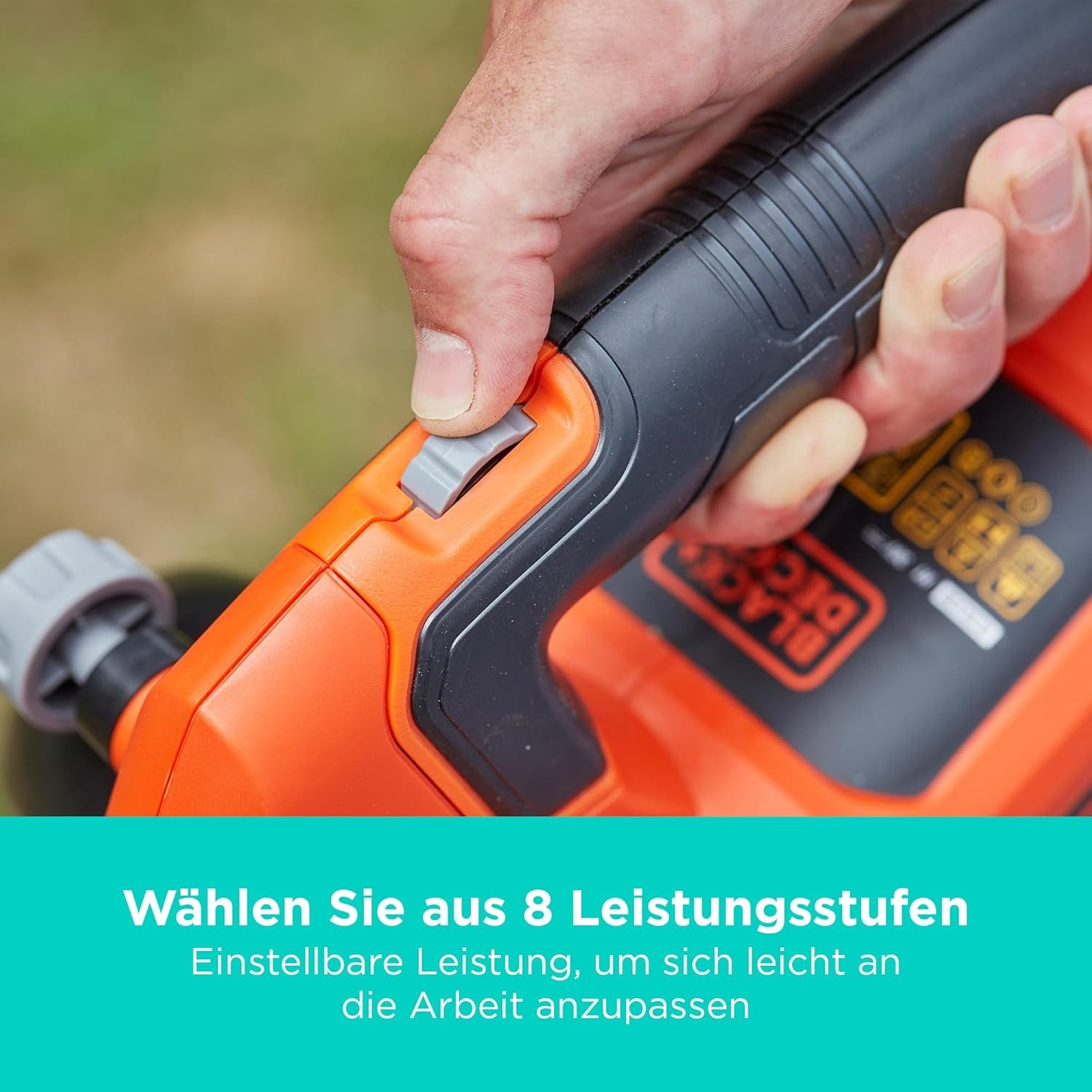 Black + Decker Akku-Gebläse 36V kabellos Laubbläser-Staubsauger und Laubhäcksler, (1 St)