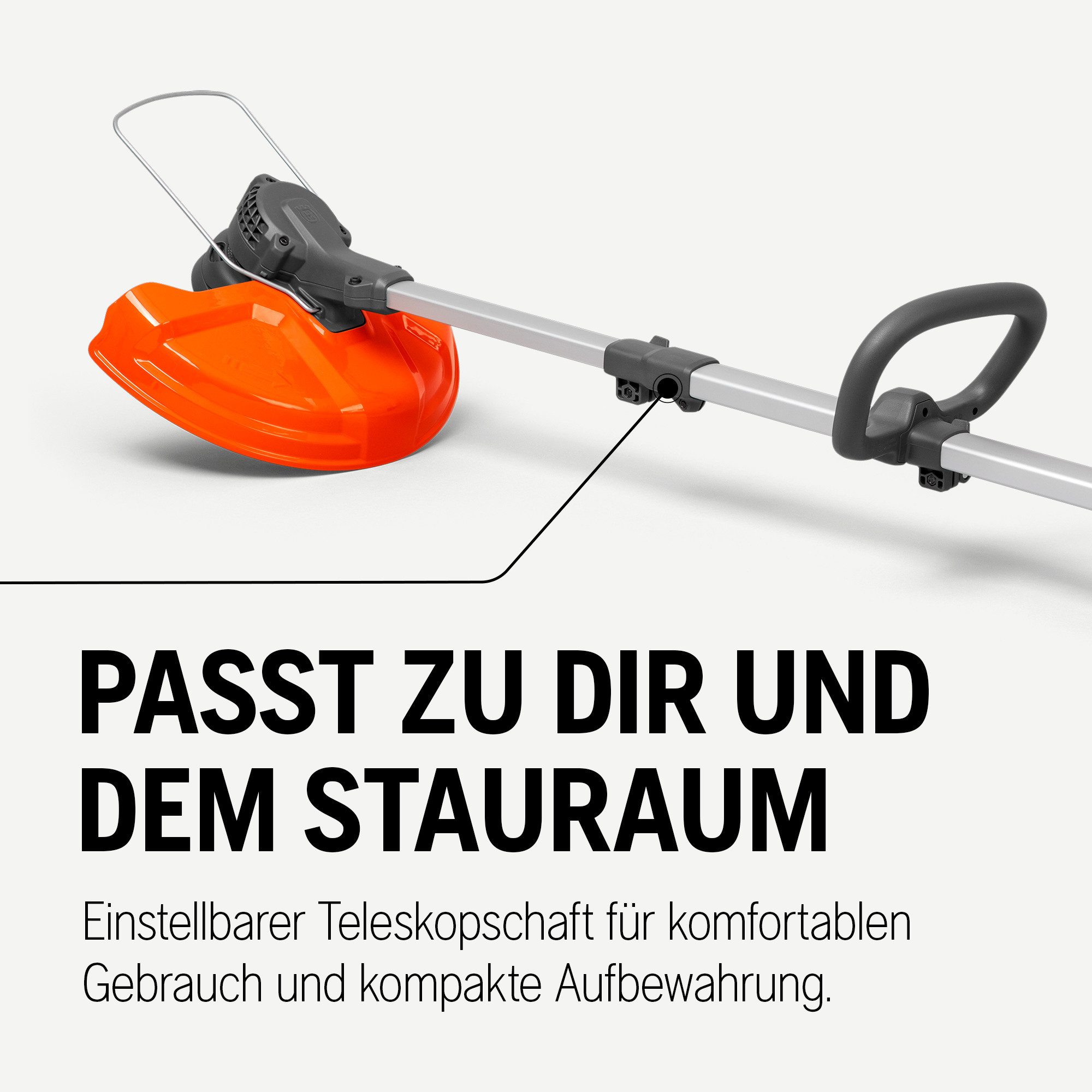 Husqvarna Akku-Rasentrimmer 215iL, Kabelloser Trimmer mit 36V bürstenlosem Motor, exkl. Akku & Ladegerät – Bild 4 von 5